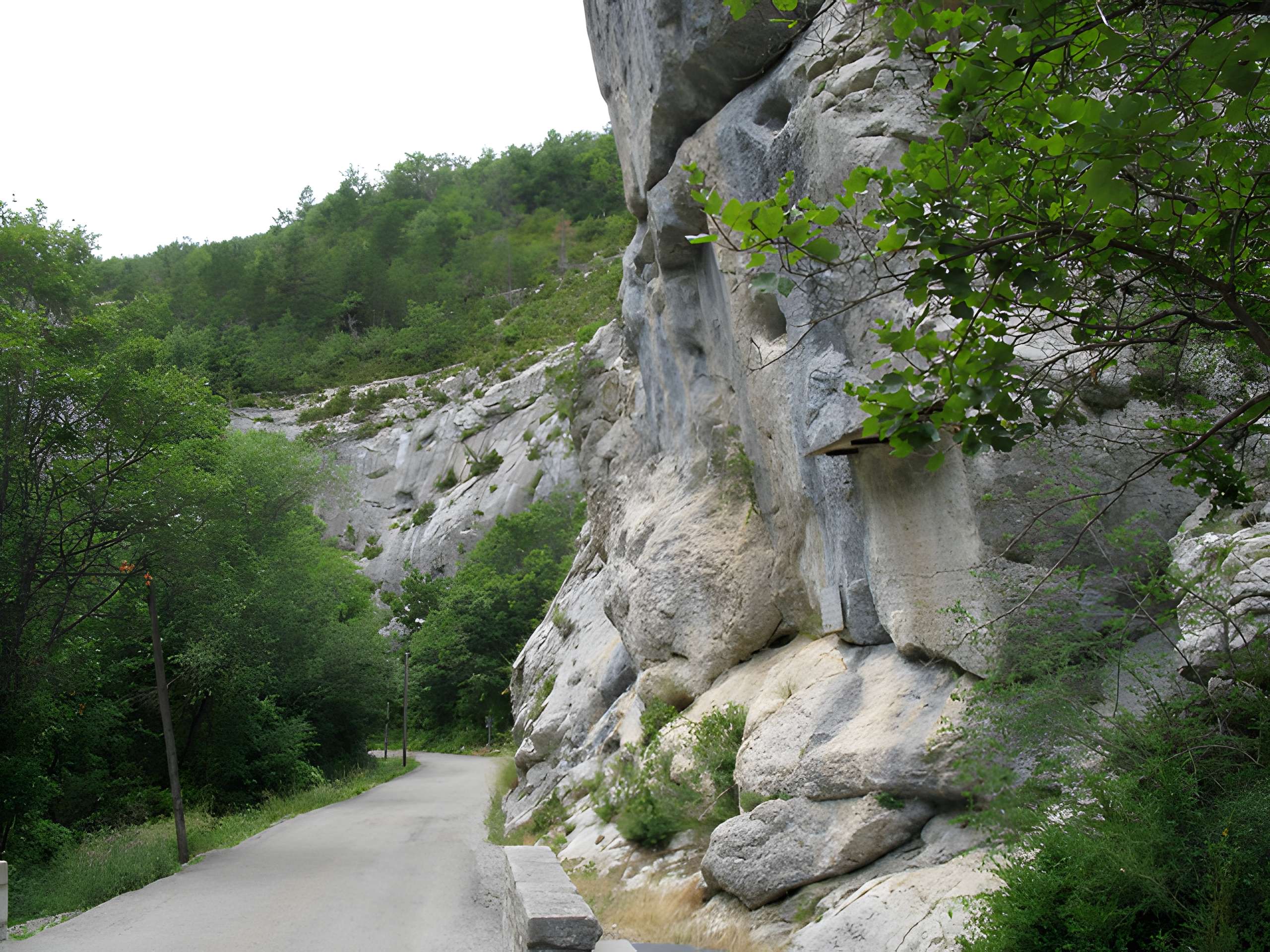 Roche ornée avec inscription gallo-romaine dite la Pierre Ecrite