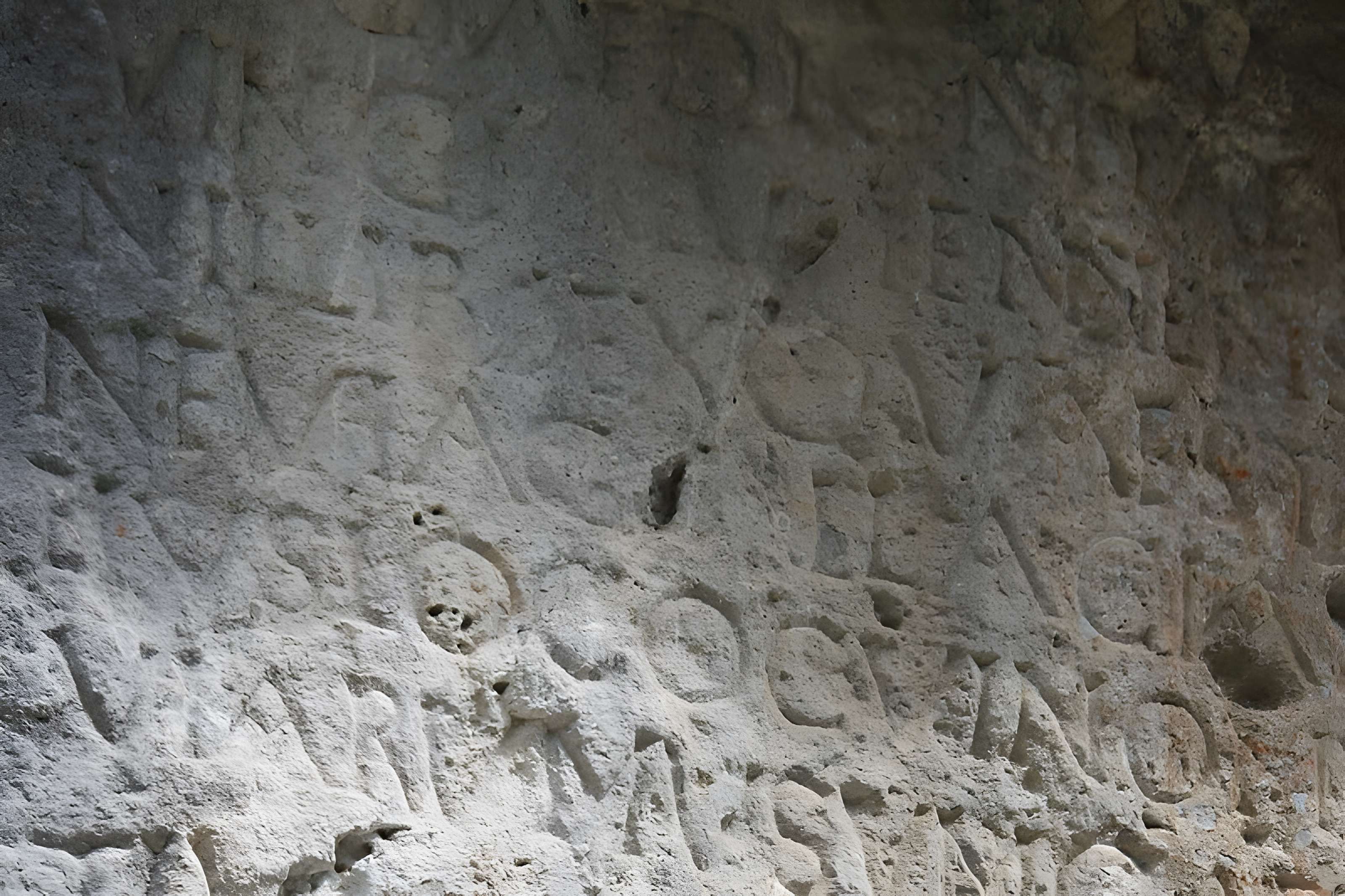 Roche ornée avec inscription gallo-romaine dite la Pierre Ecrite