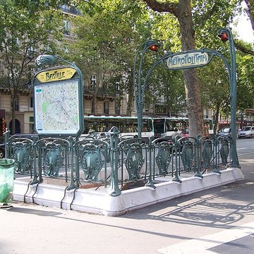Métropolitain, station Bastille
