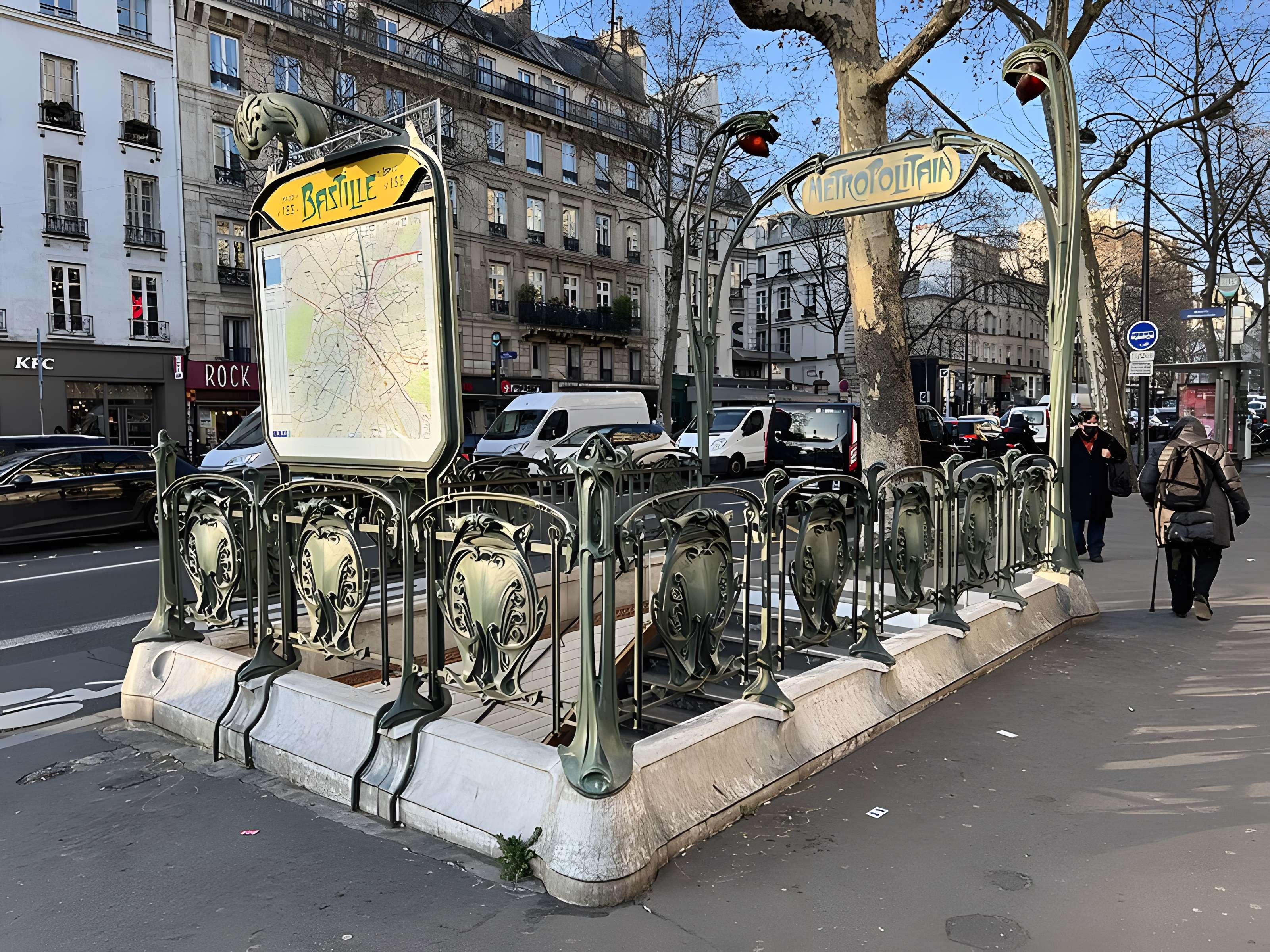 Métropolitain, station Bastille