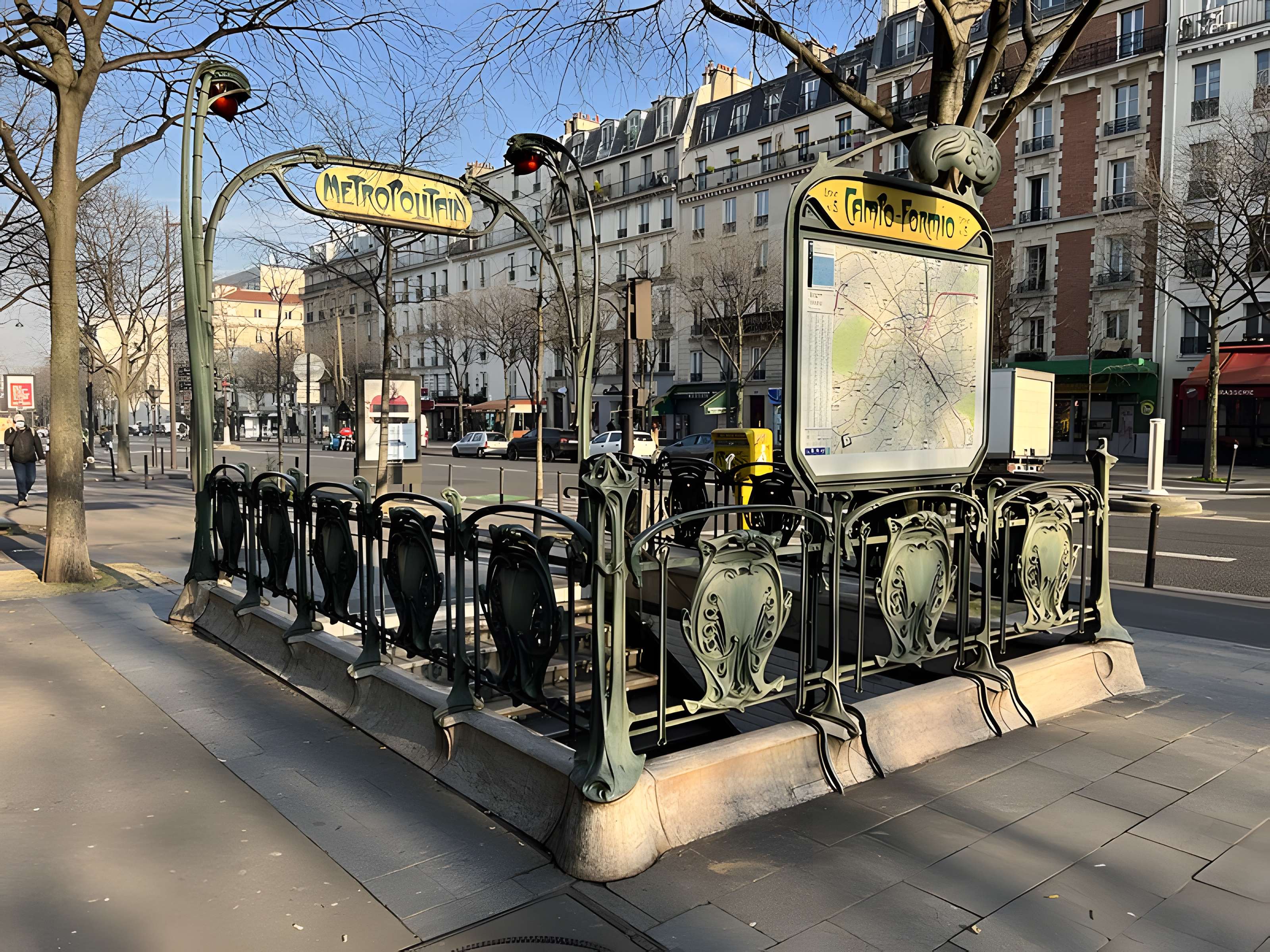 Métropolitain, station Campo-Formio