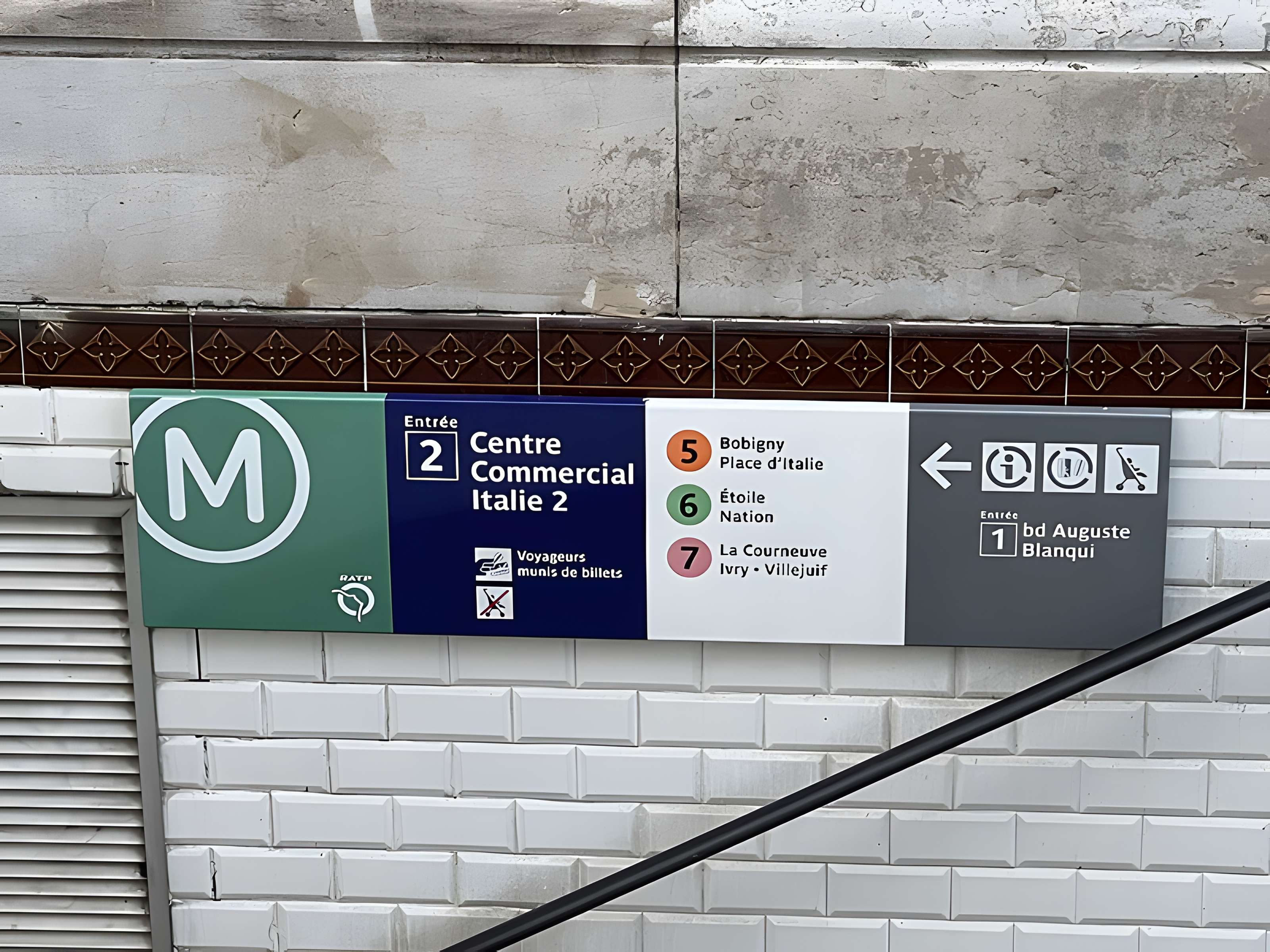 Métropolitain, station Campo-Formio