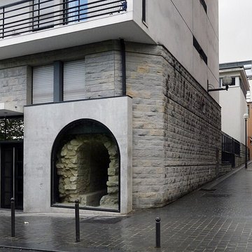 Ancien aqueduc des eaux de Rungis ou aqueduc Médicis également sur communes de Rungis, Arcueil, Fresnes, Cachan, LHay-les-Roses, Gentilly, dans le Val-de-Marne