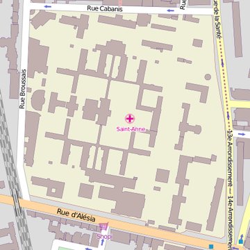 Ancien hôpital de la Santé ou hôpital Sainte-Anne