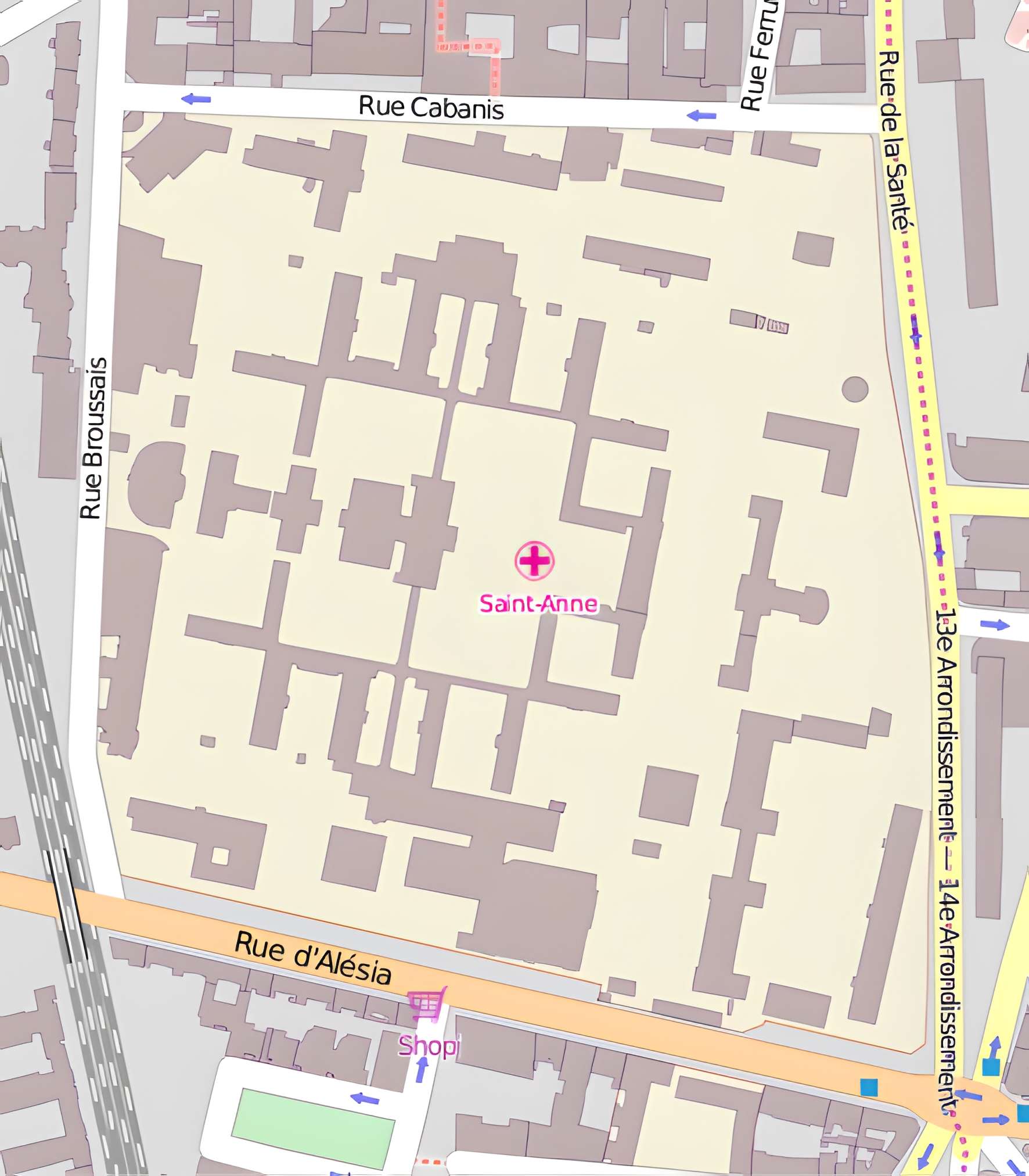 Ancien hôpital de la Santé ou hôpital Sainte-Anne