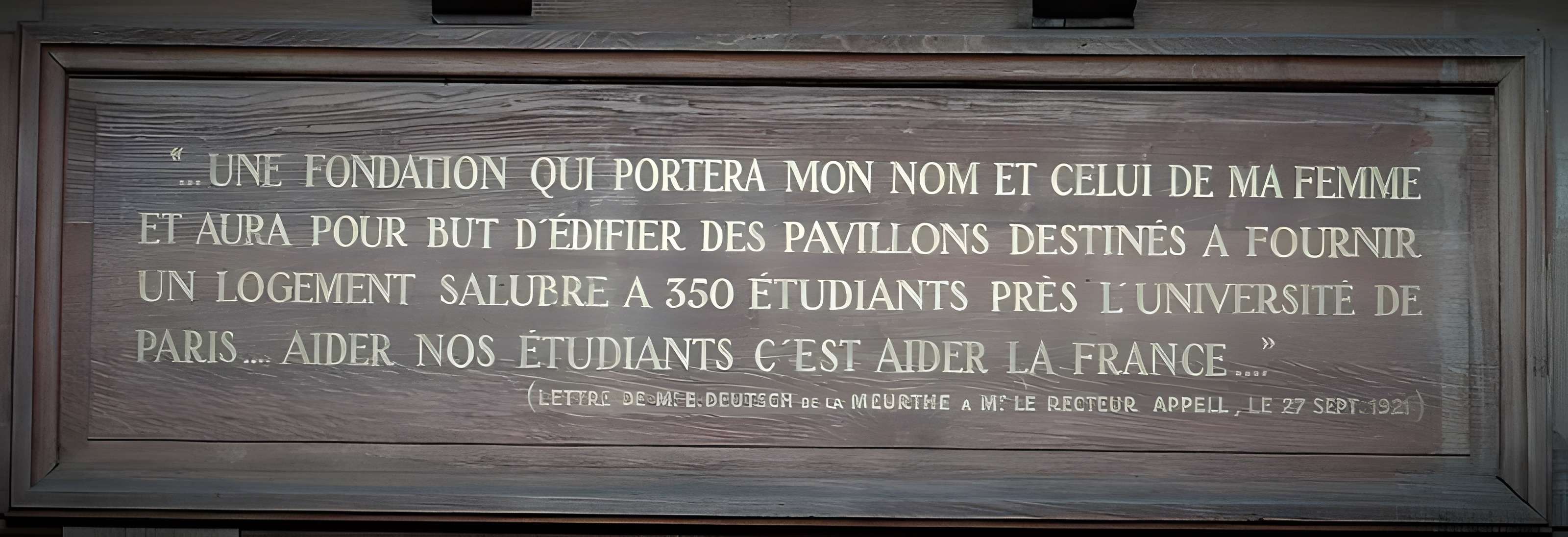 Cité Internationale Universitaire de Paris : Fondation Deutsch de la Meurthe