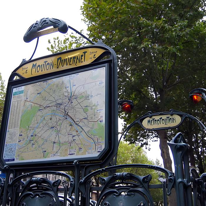 Photo de Métropolitain, station Mouton-Duvernet
