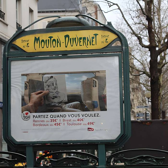 Photo de Métropolitain, station Mouton-Duvernet