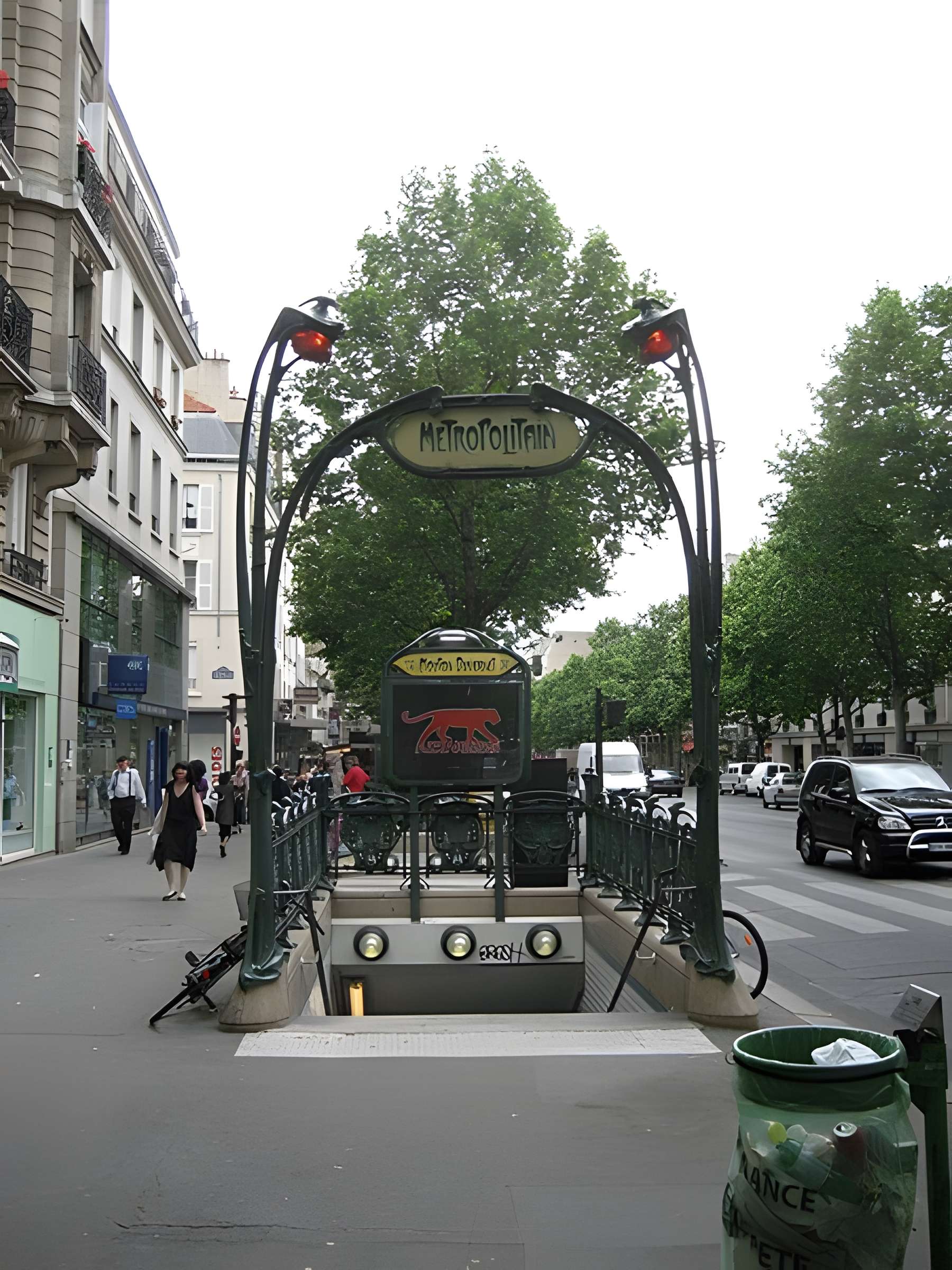 Métropolitain, station Mouton-Duvernet