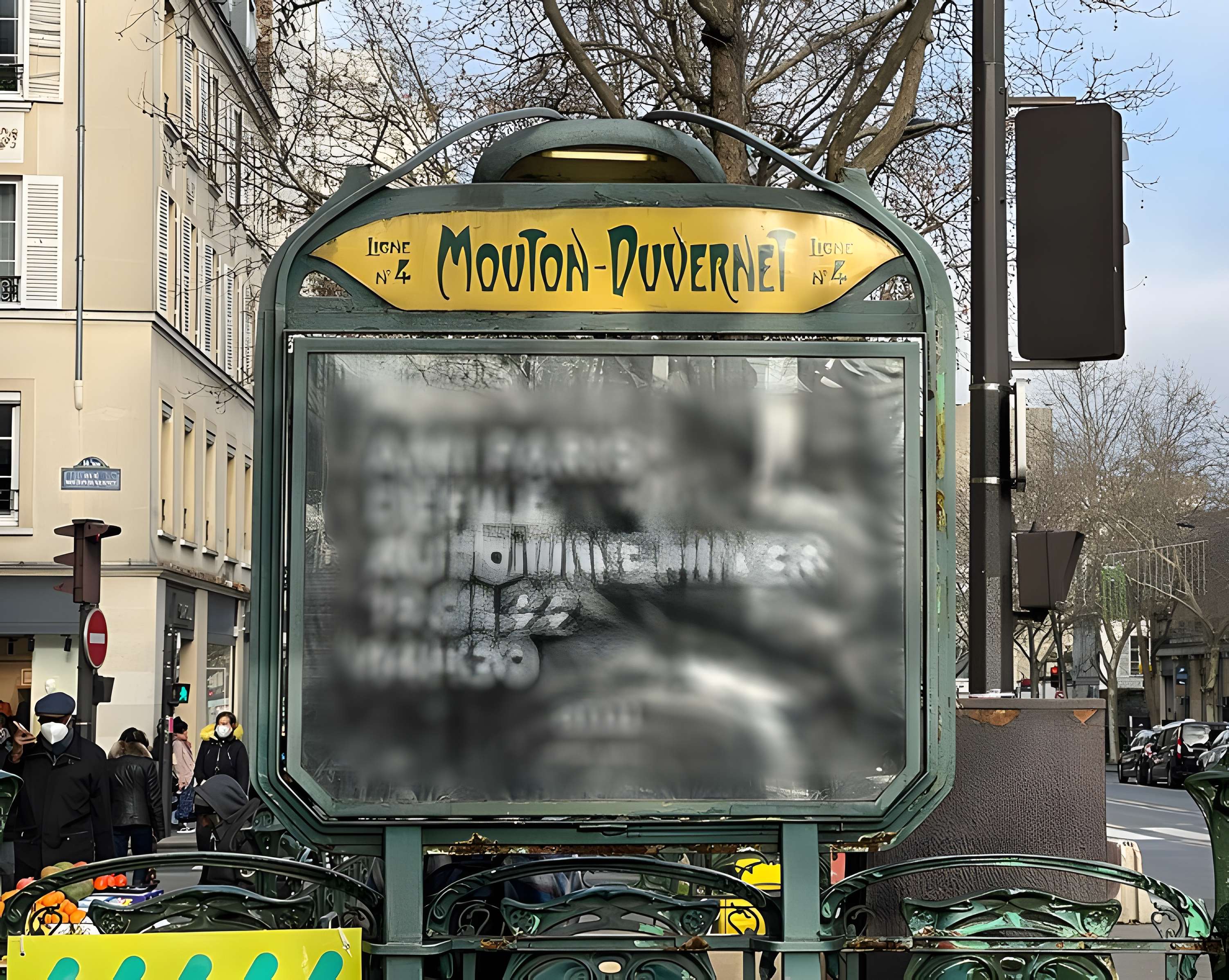 Métropolitain, station Mouton-Duvernet