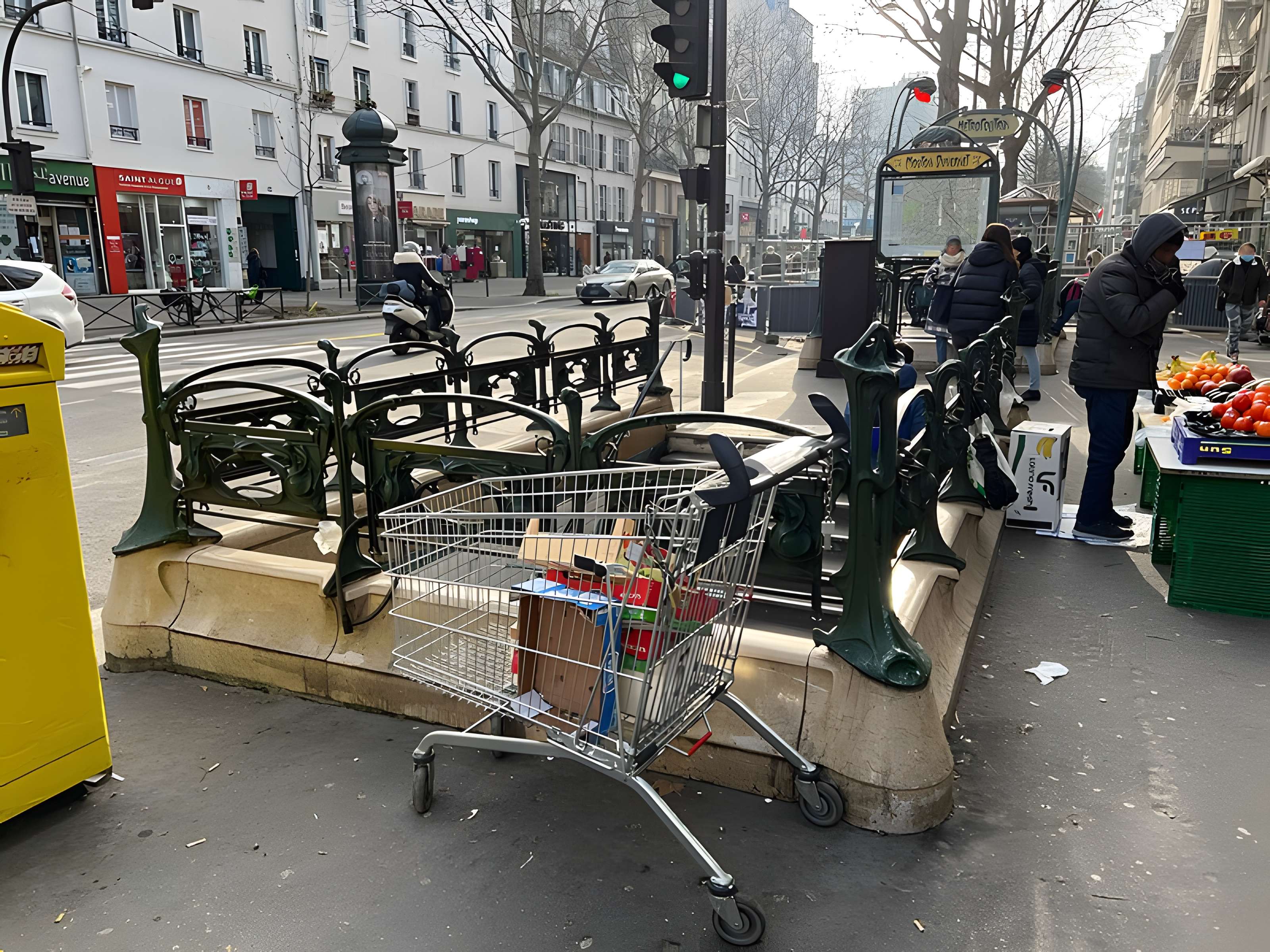 Métropolitain, station Mouton-Duvernet
