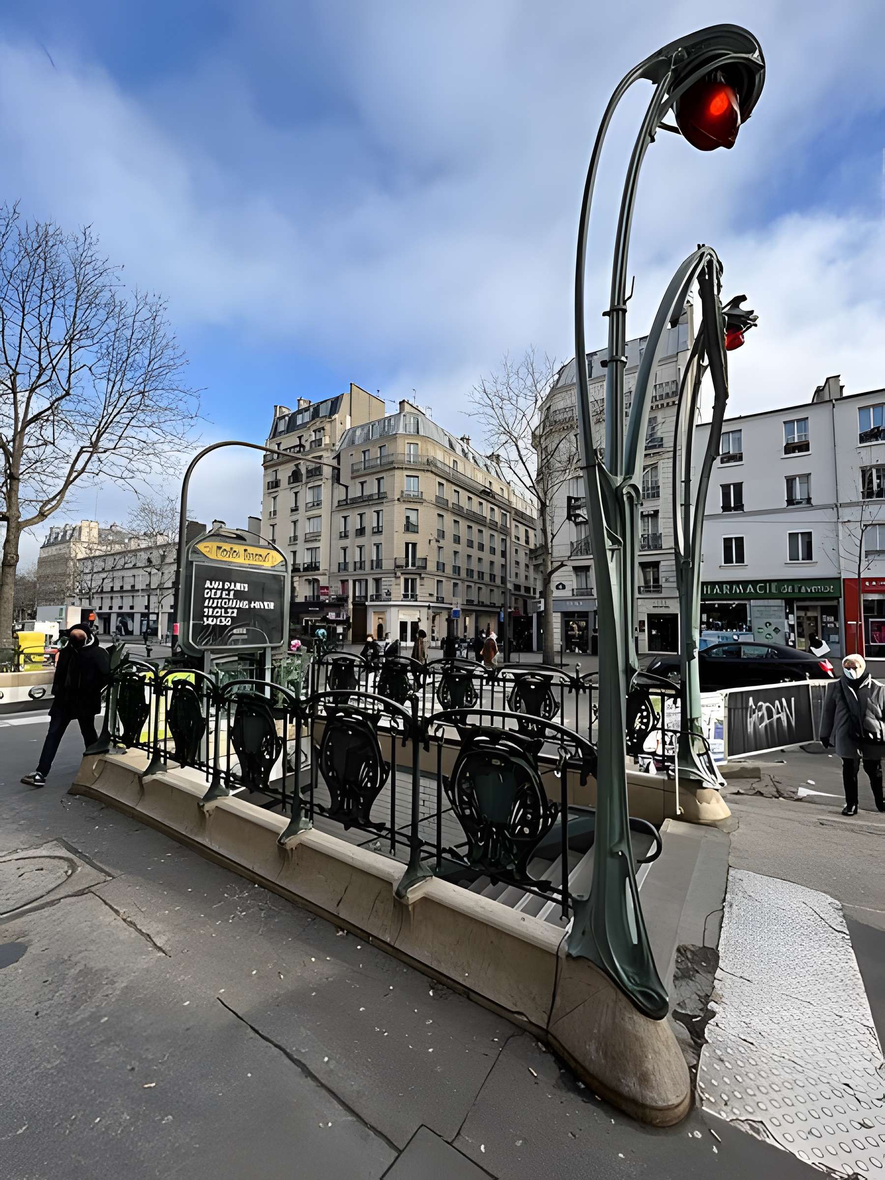Métropolitain, station Mouton-Duvernet