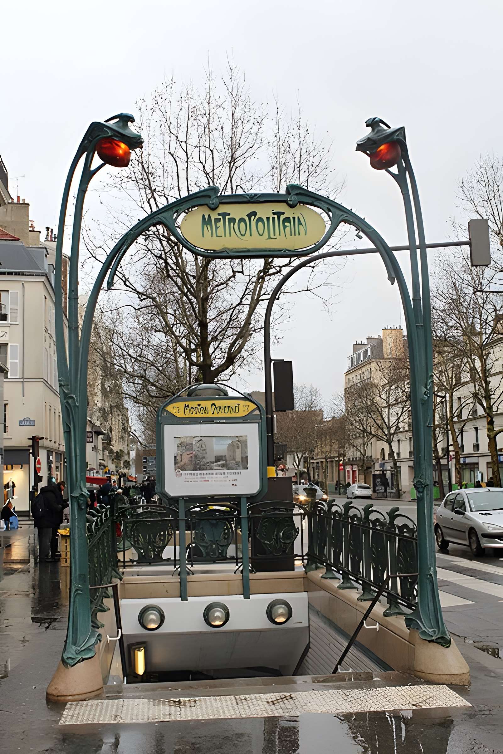 Métropolitain, station Mouton-Duvernet