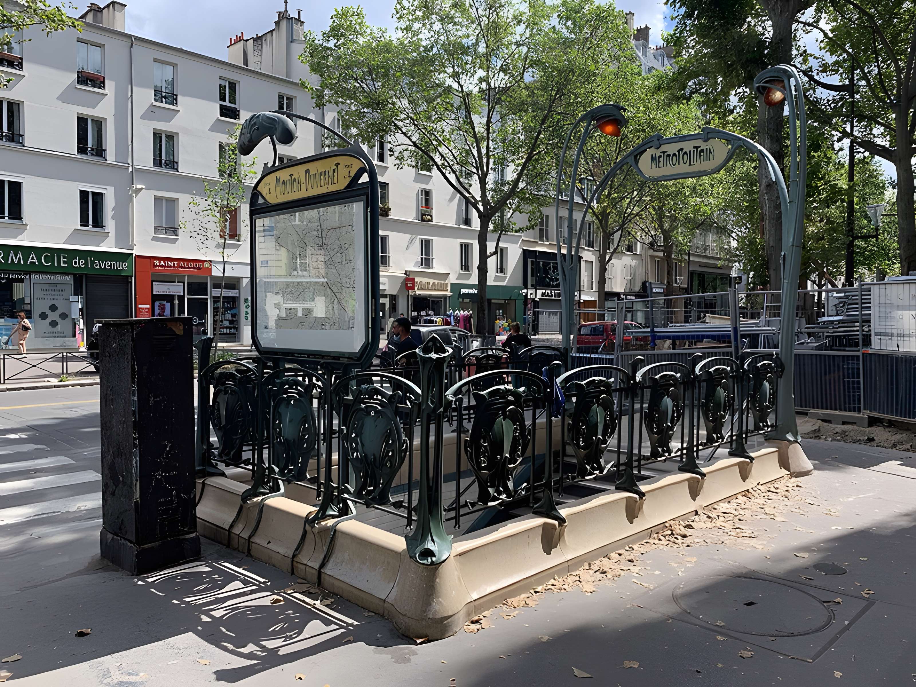 Métropolitain, station Mouton-Duvernet