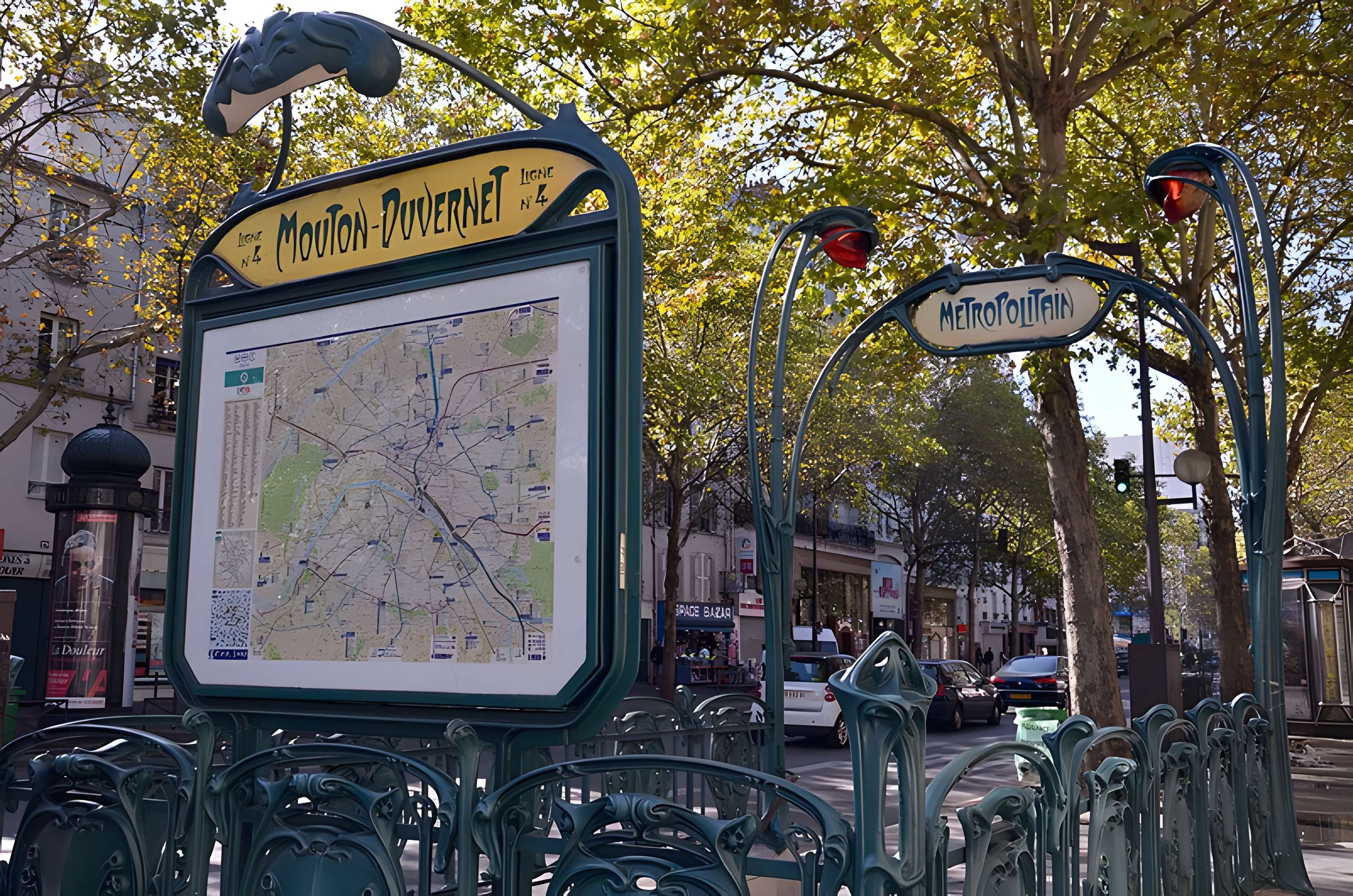 Métropolitain, station Mouton-Duvernet