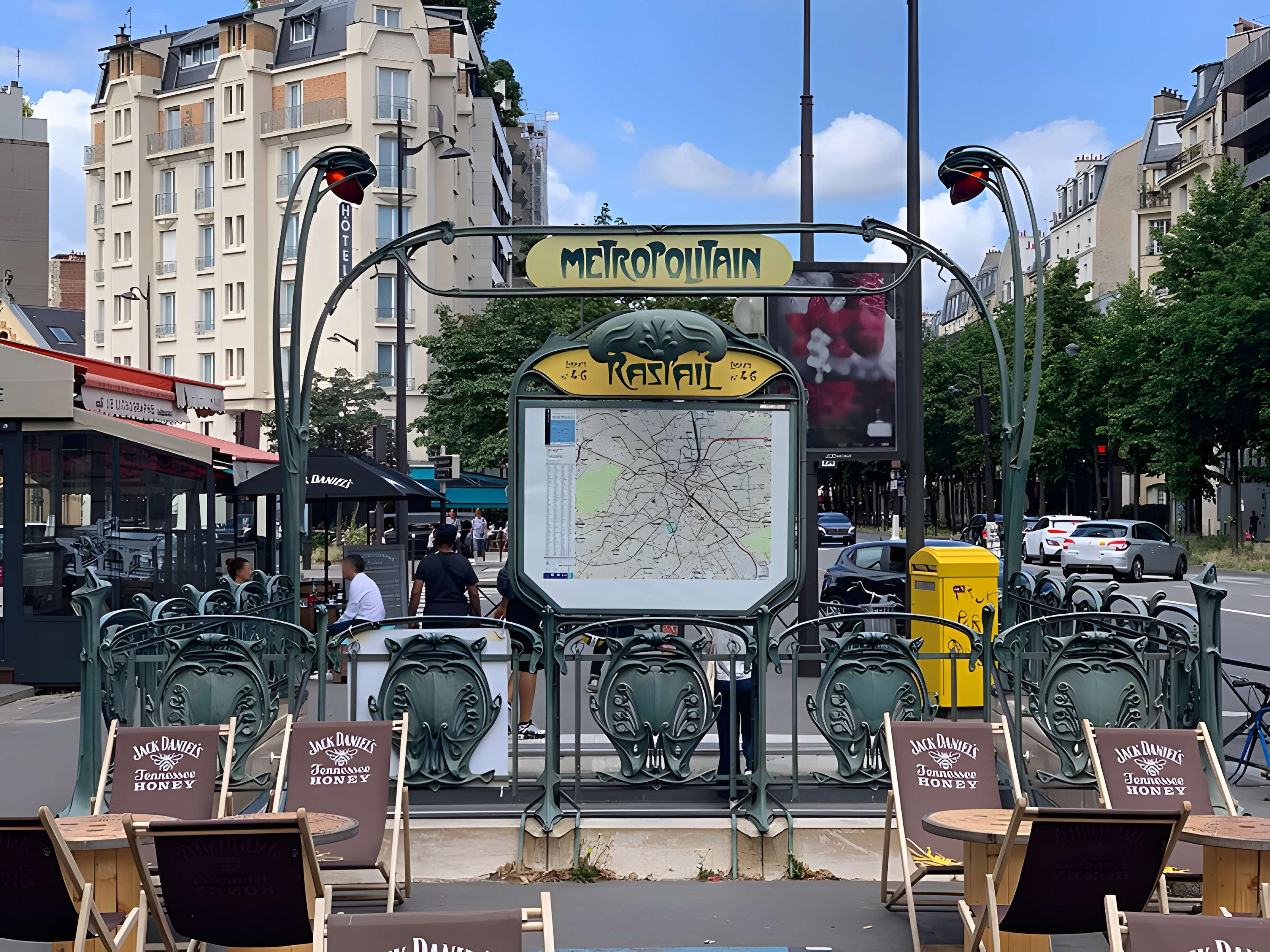 Métropolitain, station Mouton-Duvernet