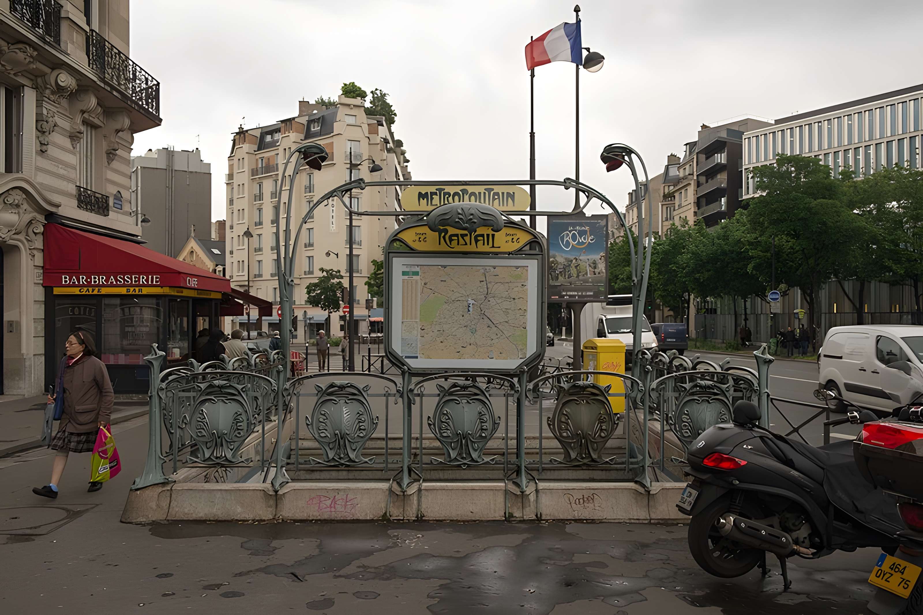 Métropolitain, station Mouton-Duvernet