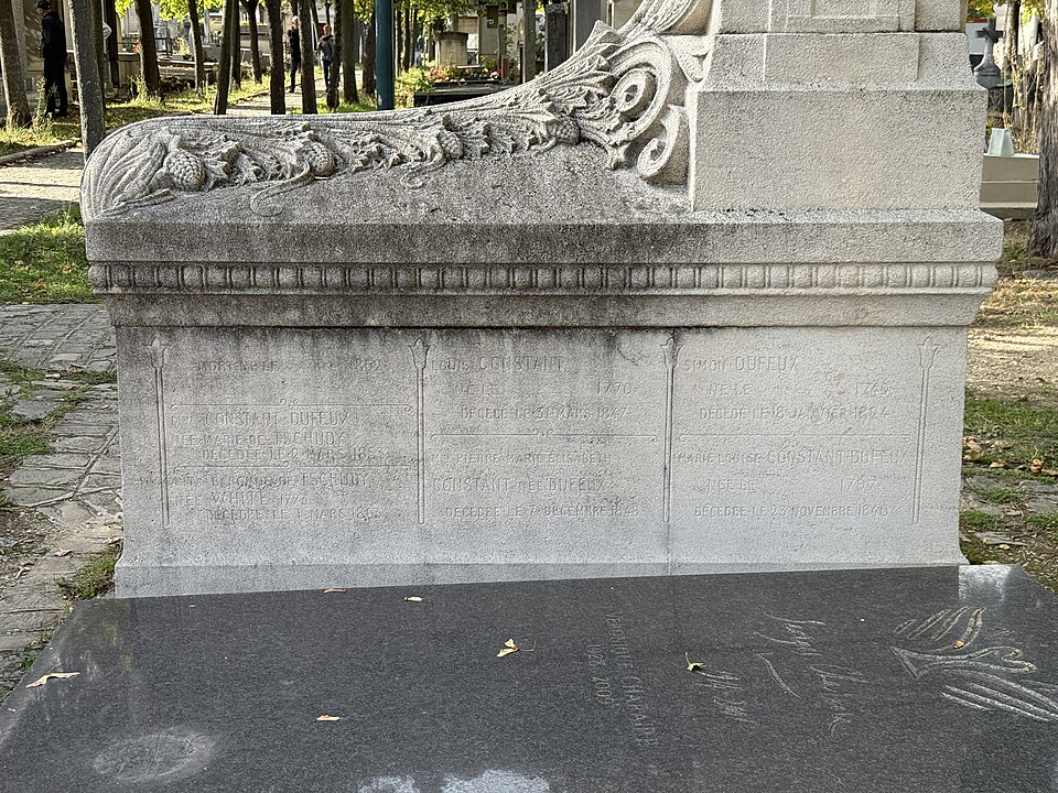 Tombeau de la famille Constant-Dufeux
