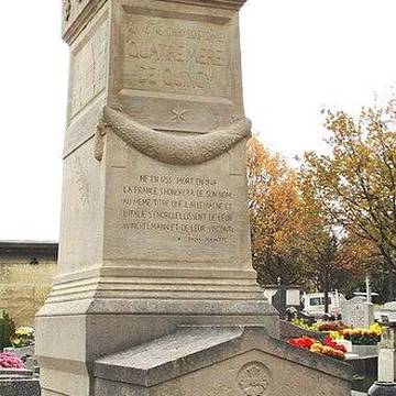 Tombeau d’Antoine Chrysostome Quatremère de Quincy