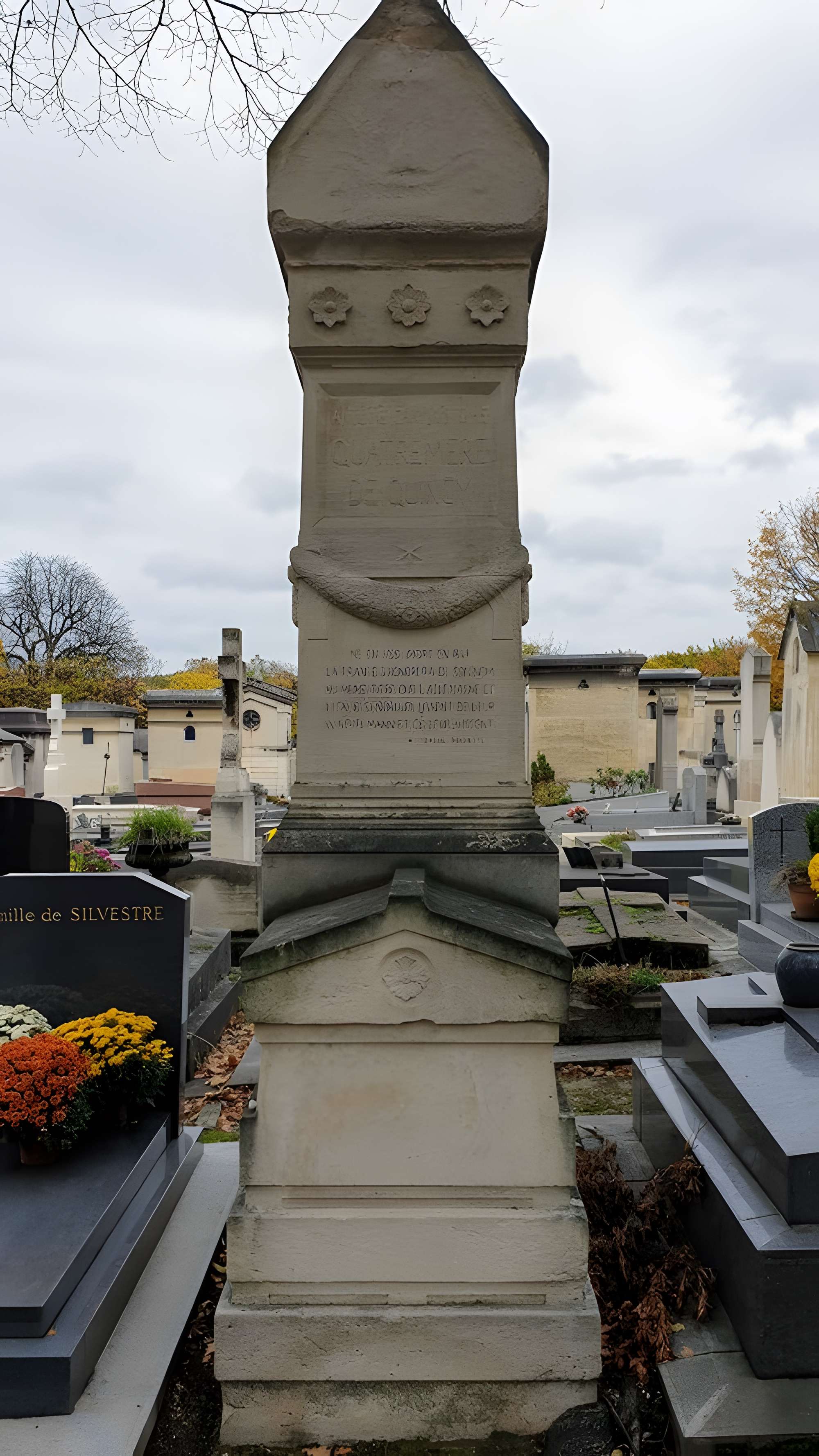 Tombeau d’Antoine Chrysostome Quatremère de Quincy