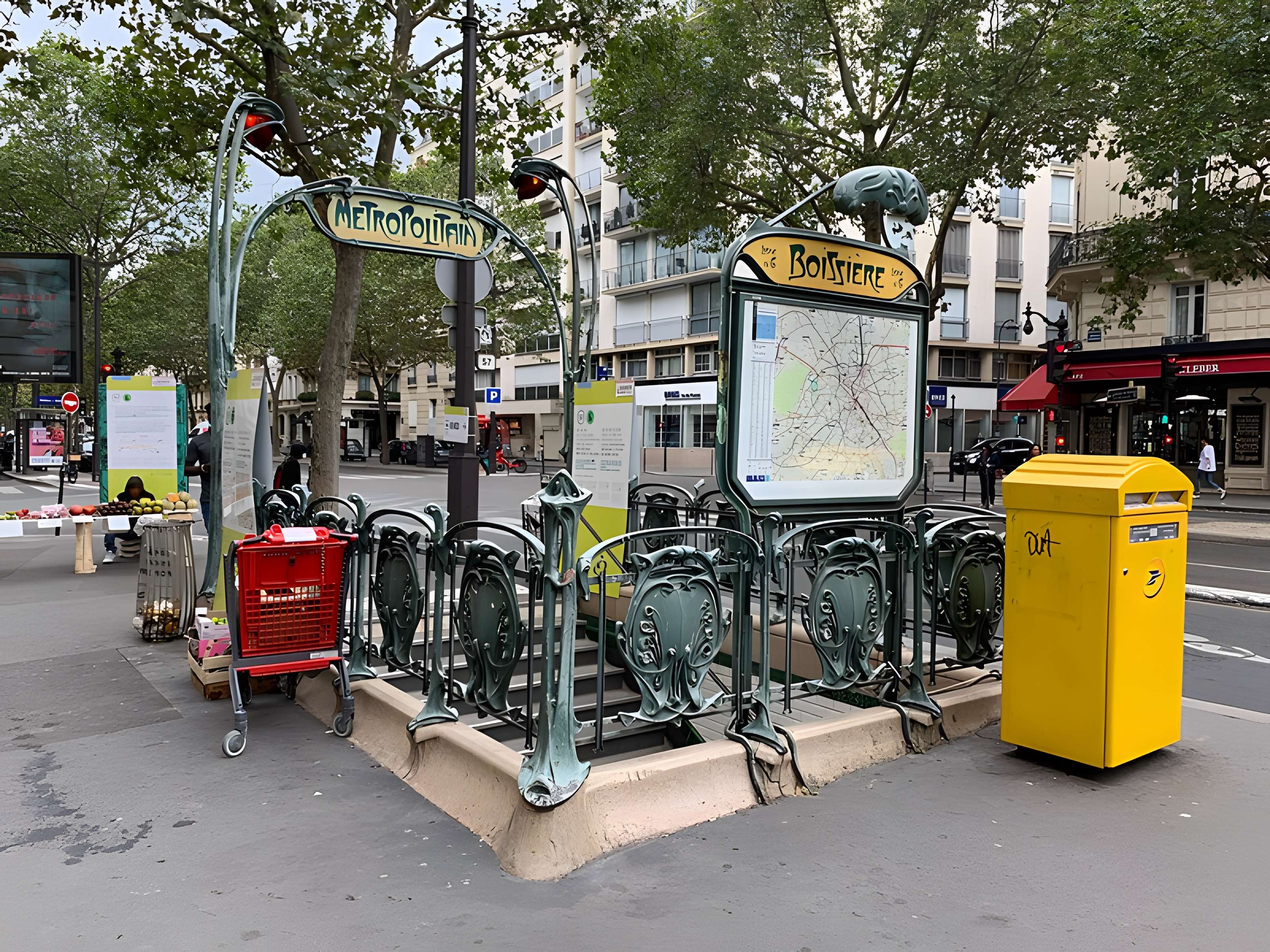 Métropolitain, station Boissière