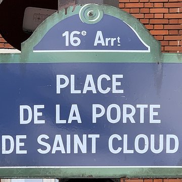 Place de la porte de Saint-Cloud