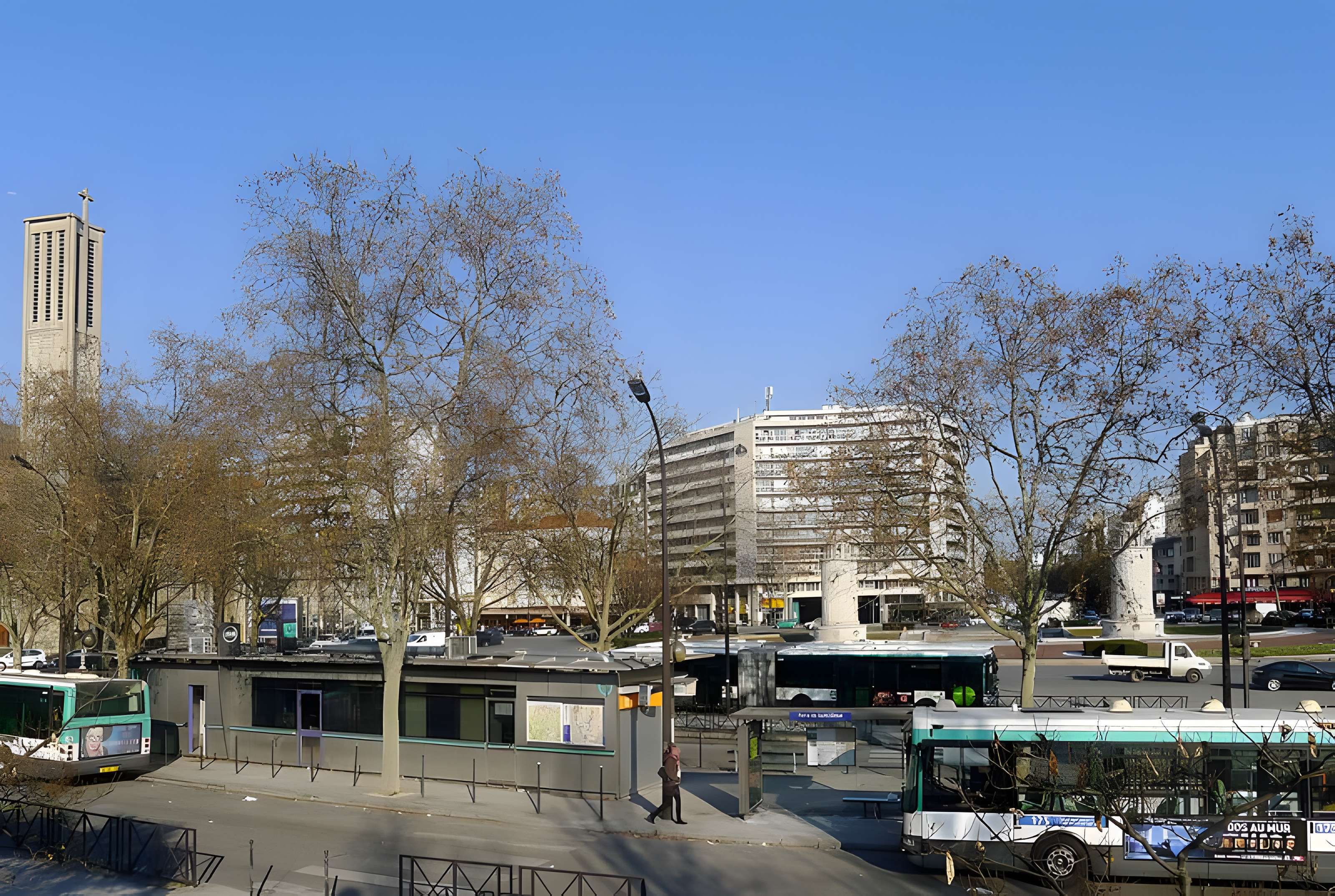 Place de la porte de Saint-Cloud