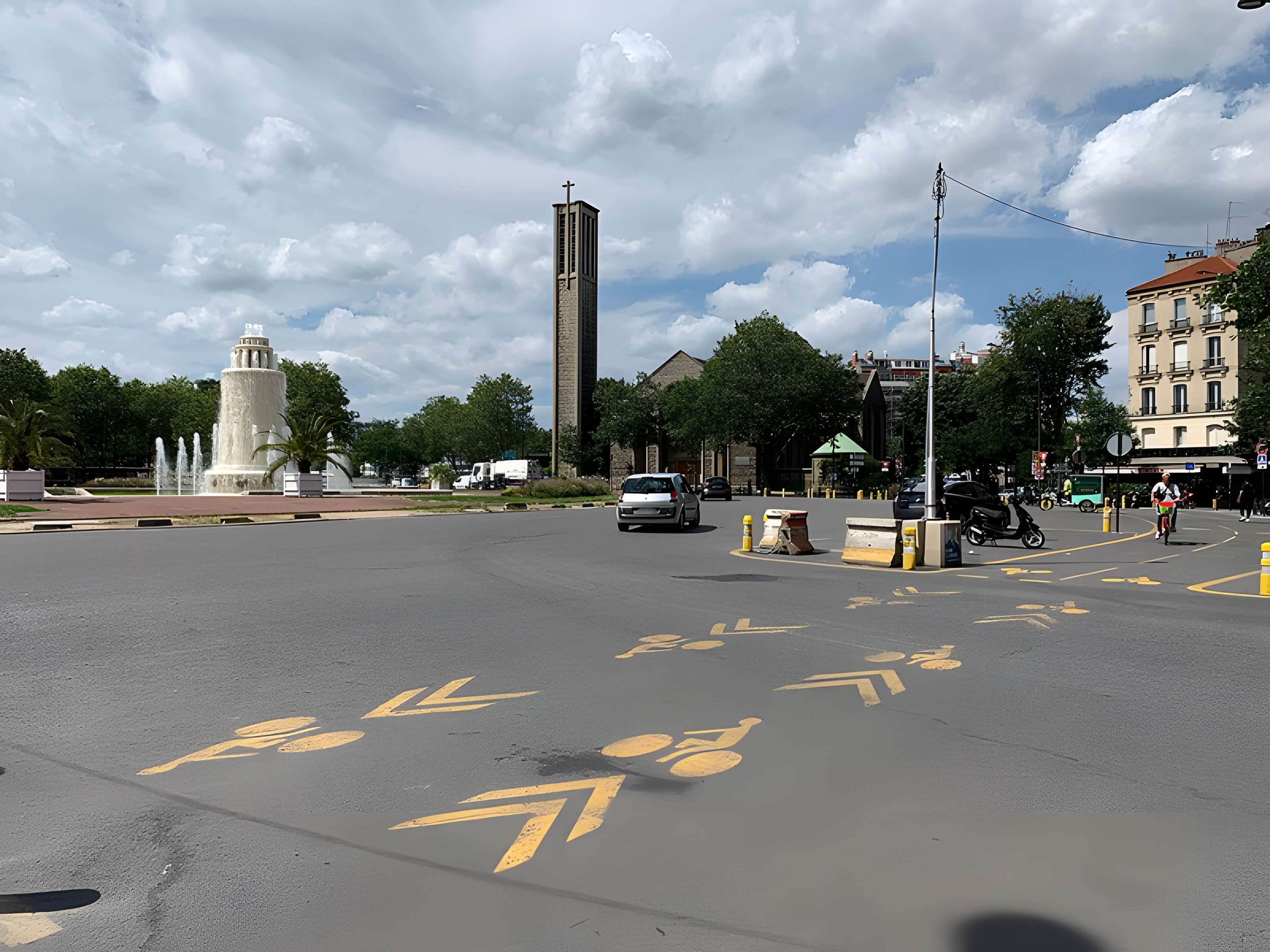Place de la porte de Saint-Cloud