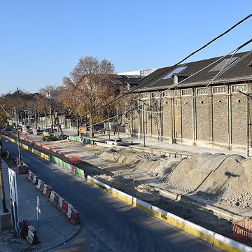 Ateliers de décors de lOpéra bâtiment central et pavillon dentrée