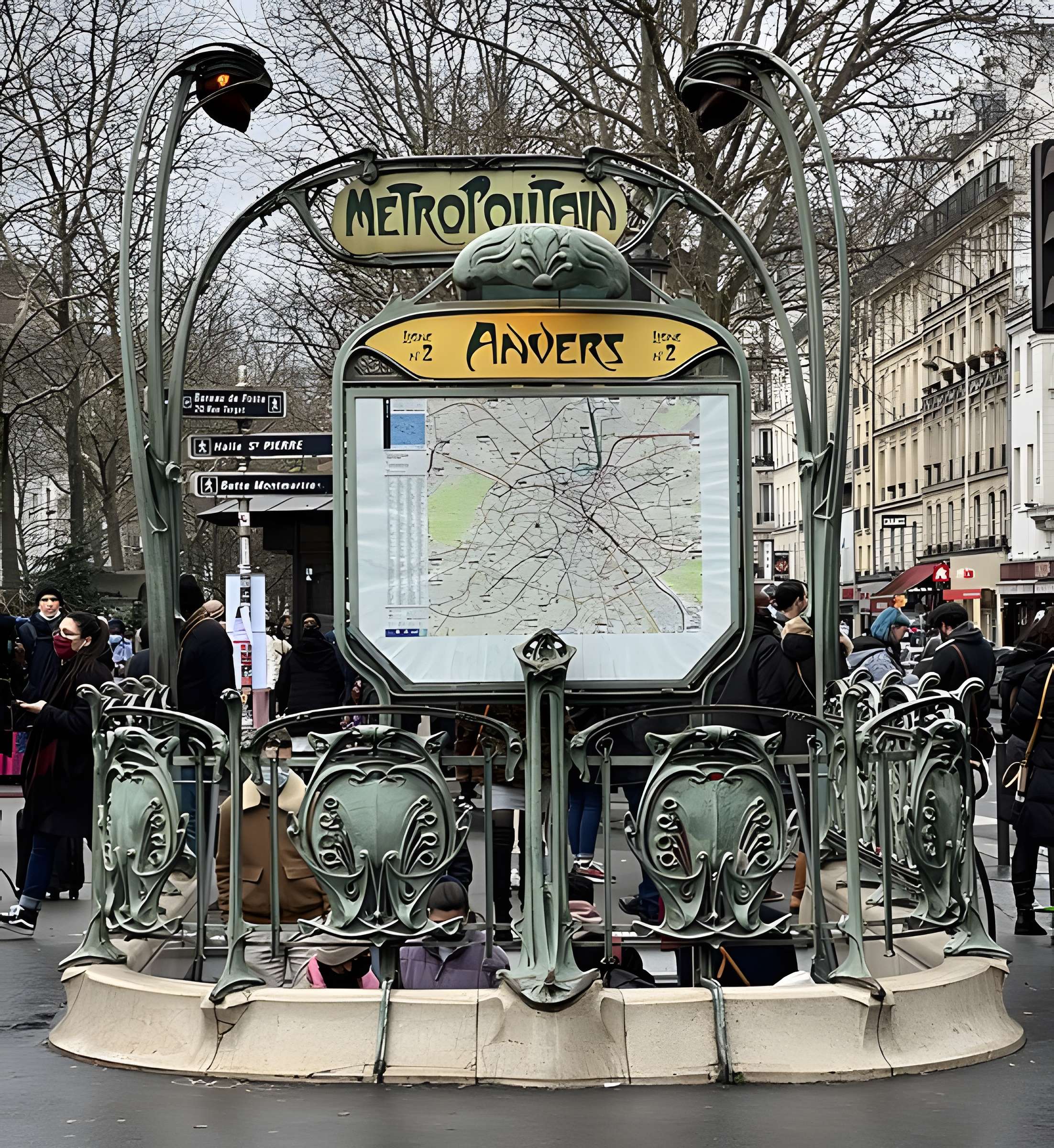 Métropolitain, station Anvers