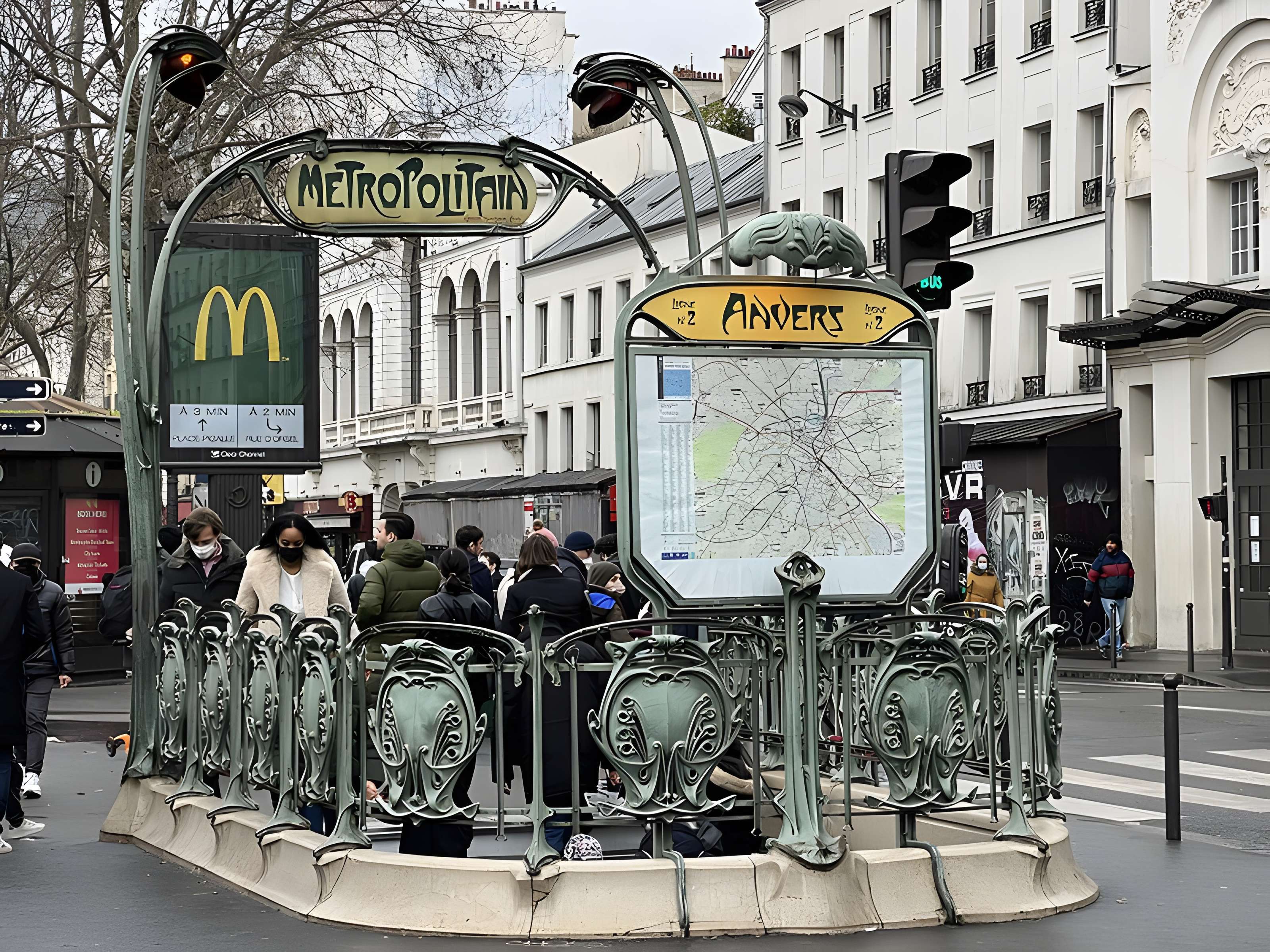 Métropolitain, station Anvers