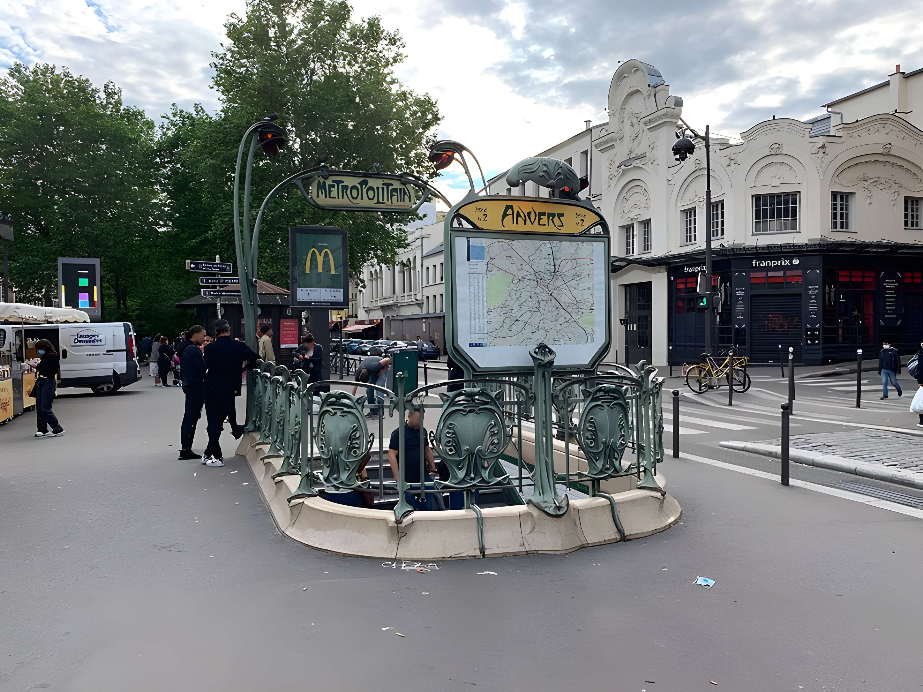 Métropolitain, station Anvers