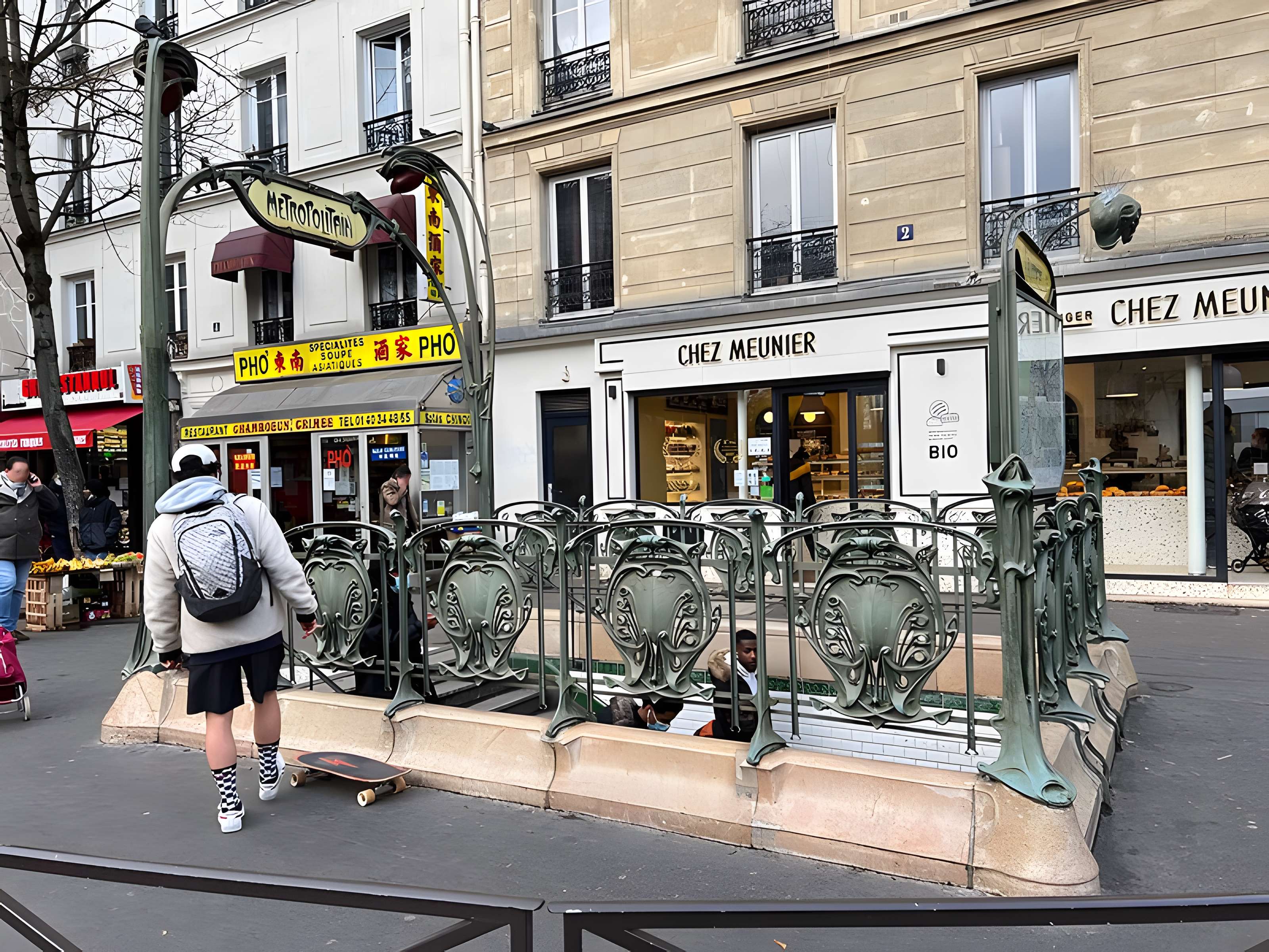 Métropolitain, station Botzaris