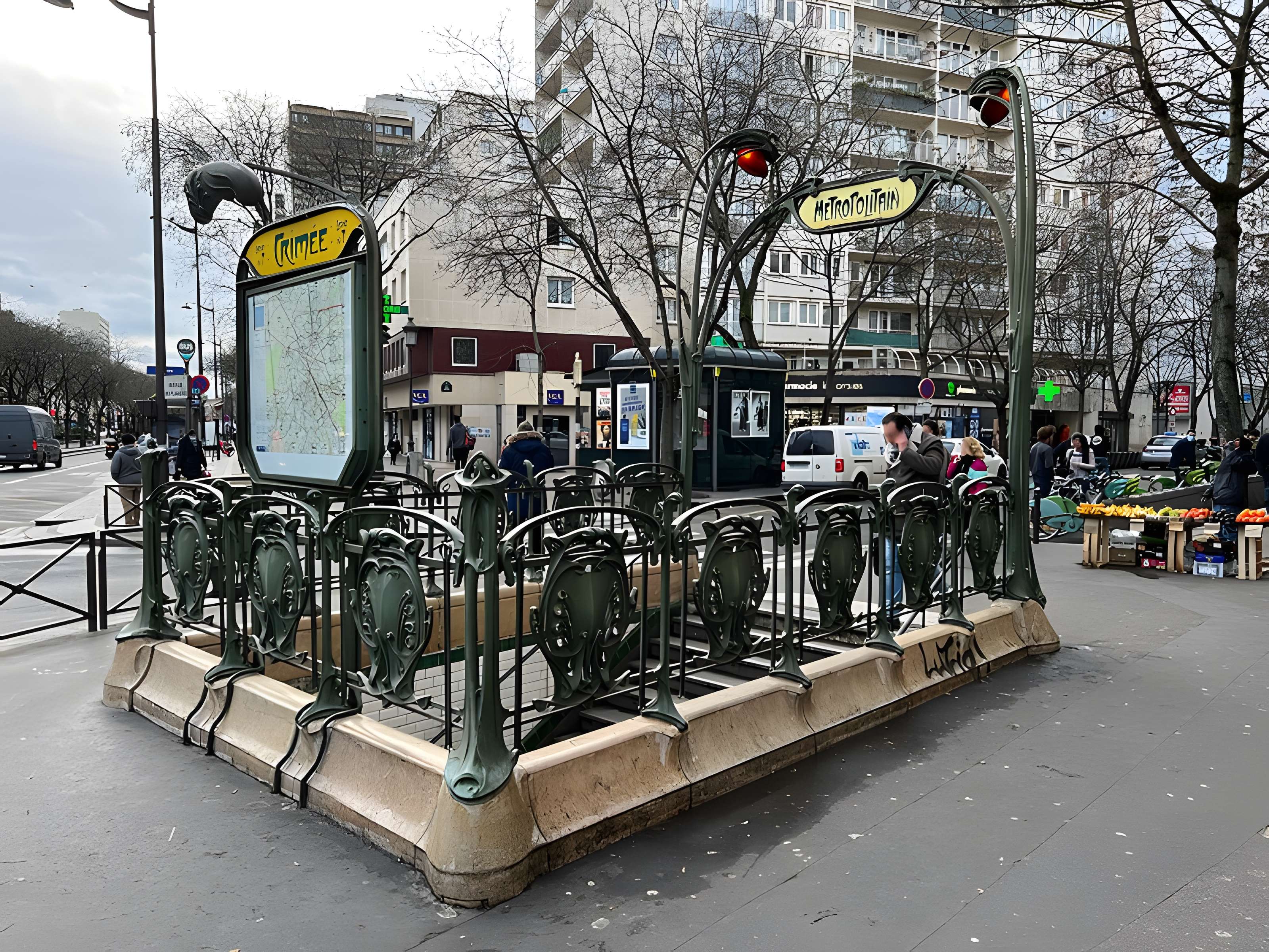 Métropolitain, station Botzaris