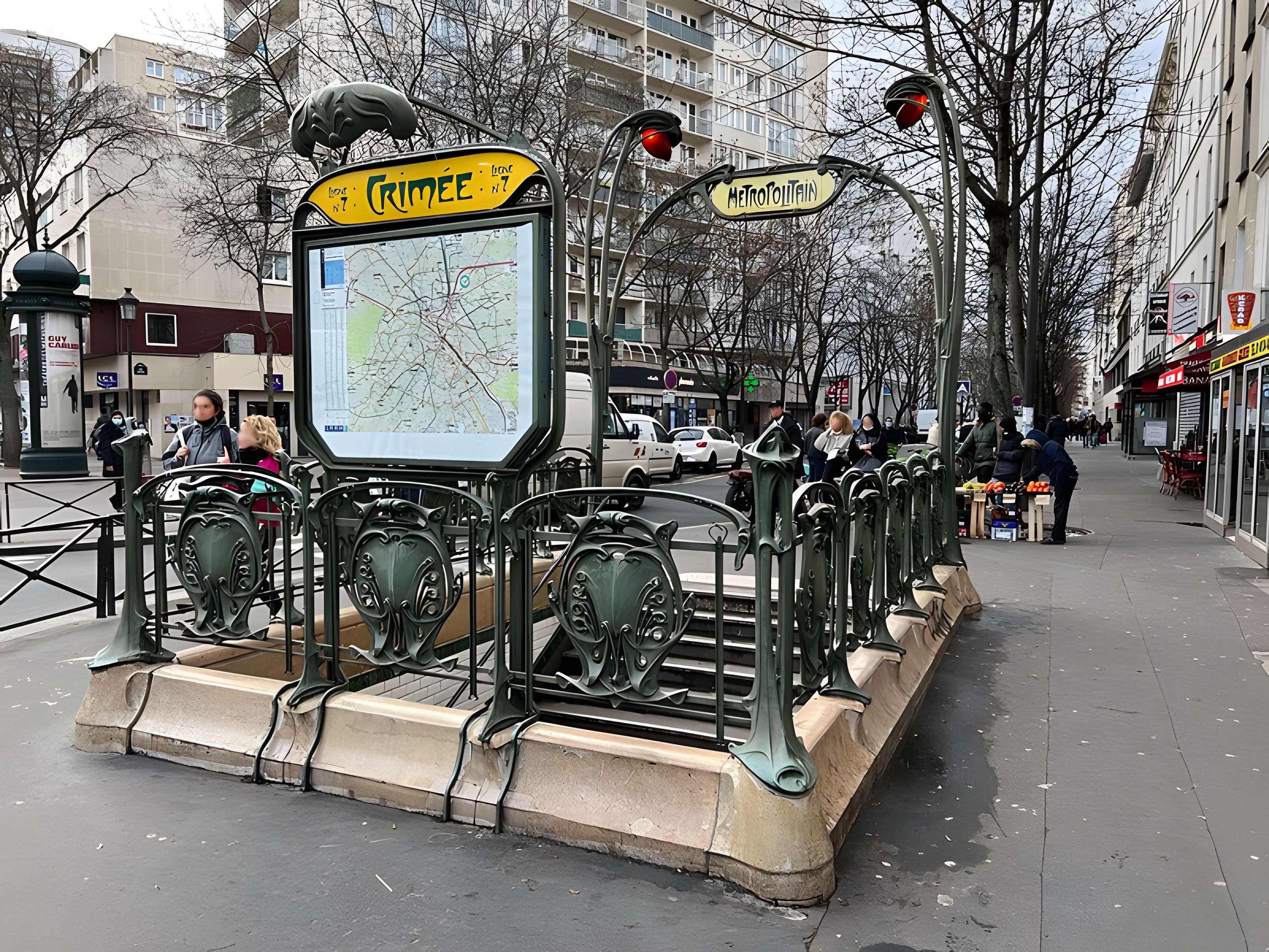 Métropolitain, station Botzaris