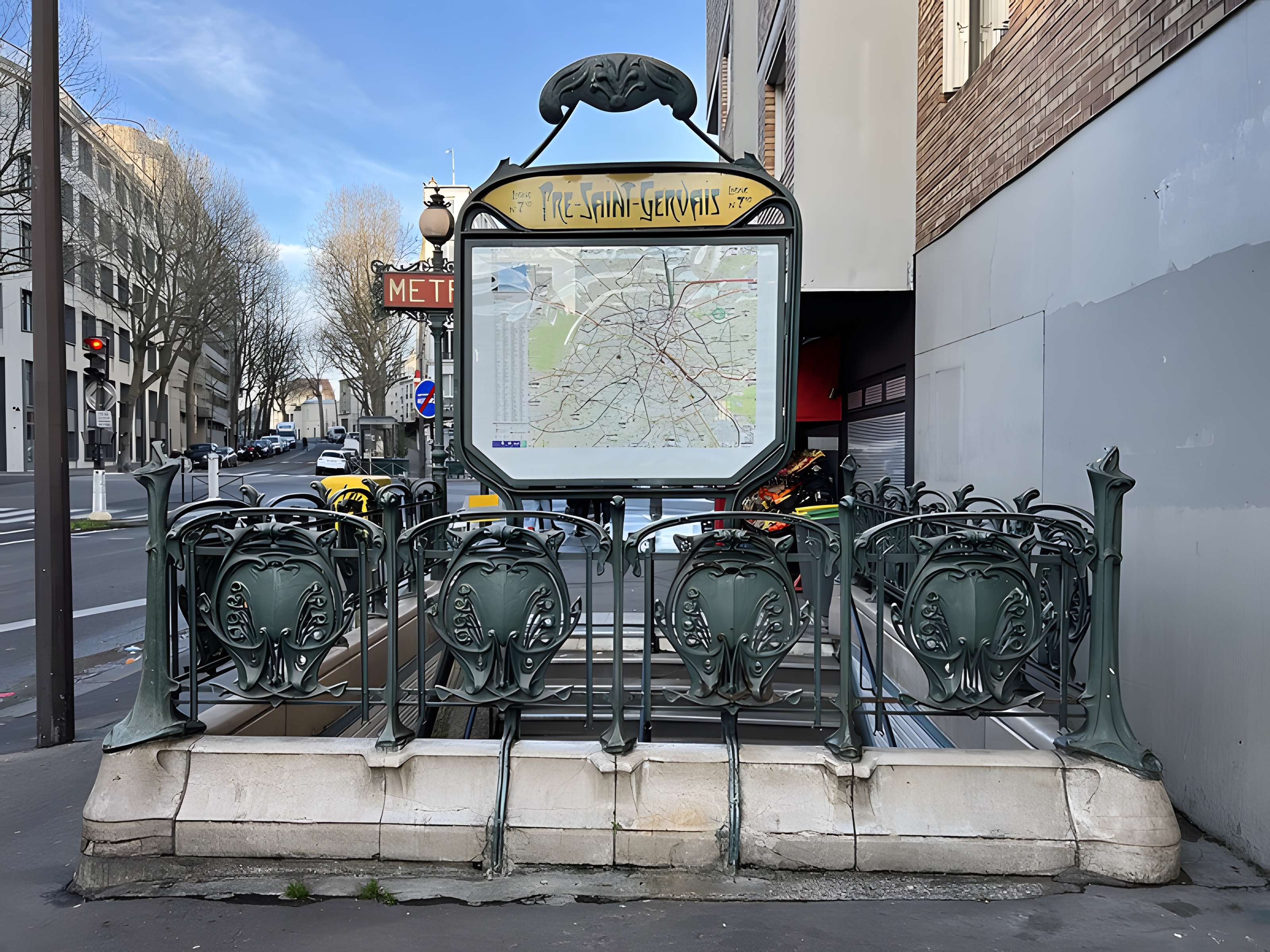 Métropolitain, station Botzaris