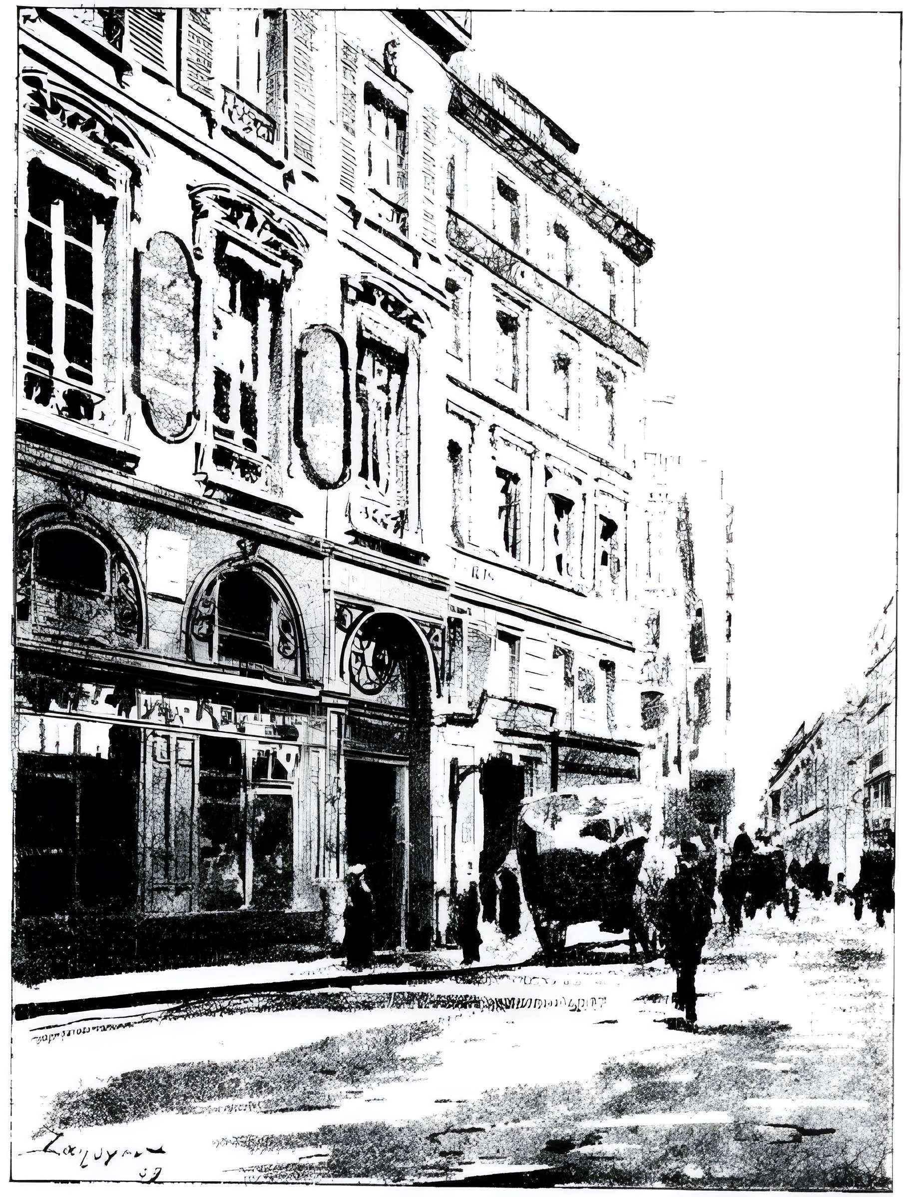 Immeubles (anciens établissements Bricard)