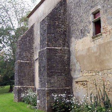 Maison à contreforts à Pondaurat