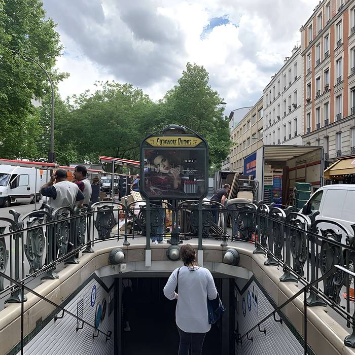 Photo de Métropolitain, station Alexandre-Dumas