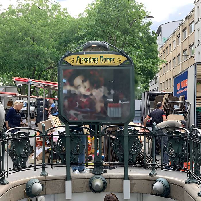 Photo de Métropolitain, station Alexandre-Dumas