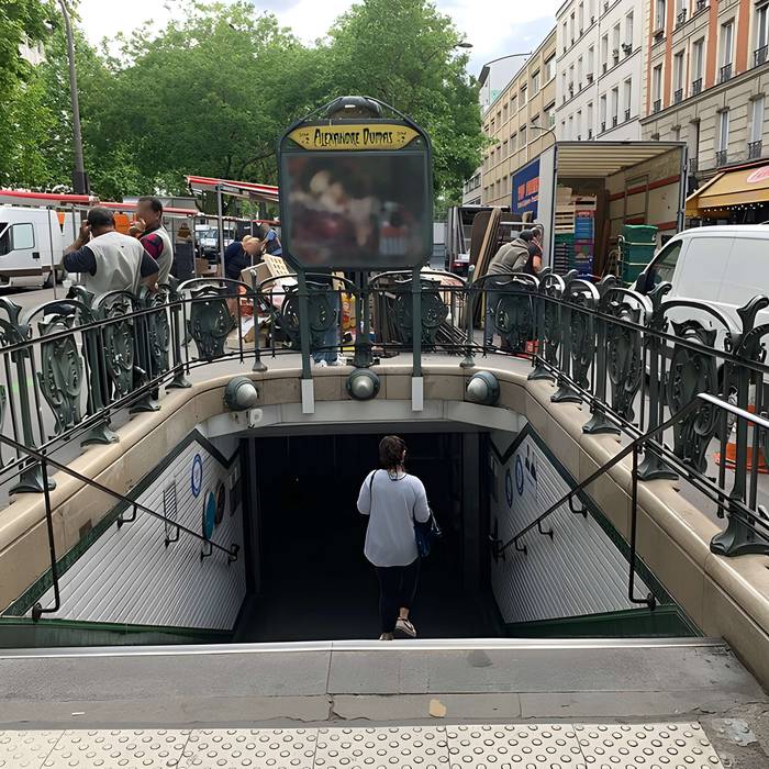 Photo de Métropolitain, station Alexandre-Dumas