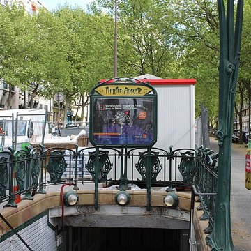 Métropolitain, station Alexandre-Dumas