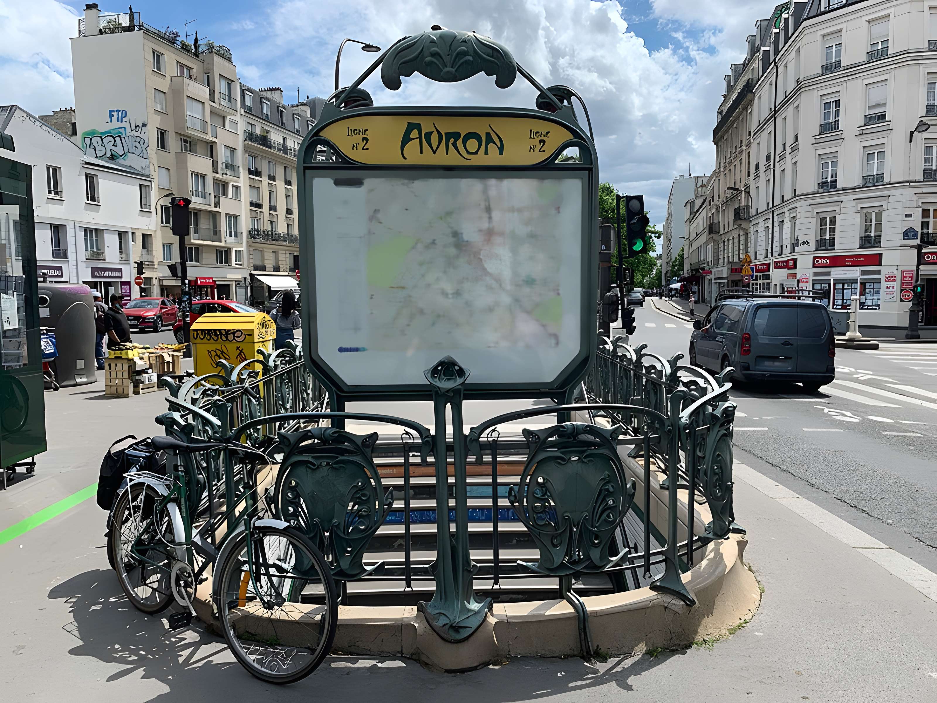 Métropolitain, station Alexandre-Dumas