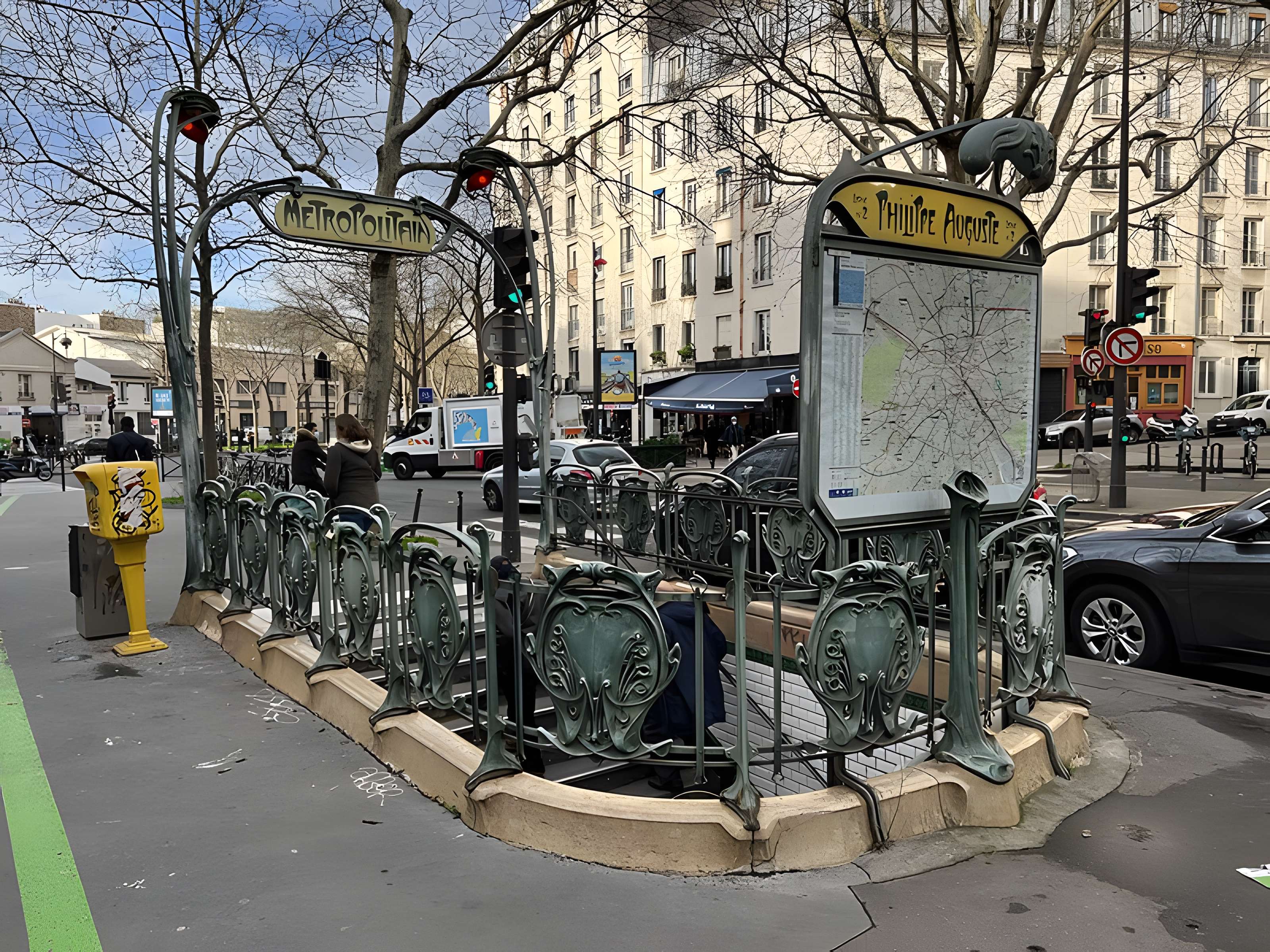Métropolitain, station Alexandre-Dumas