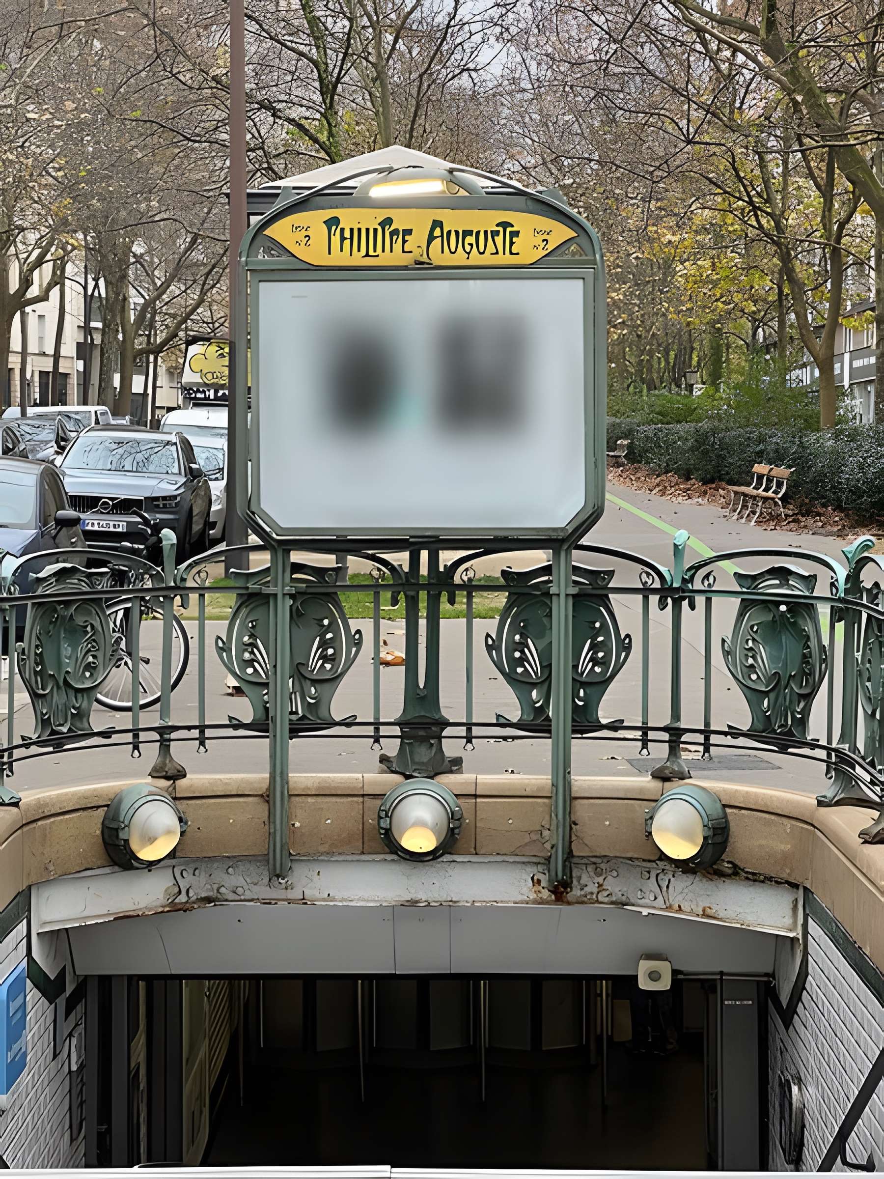 Métropolitain, station Alexandre-Dumas