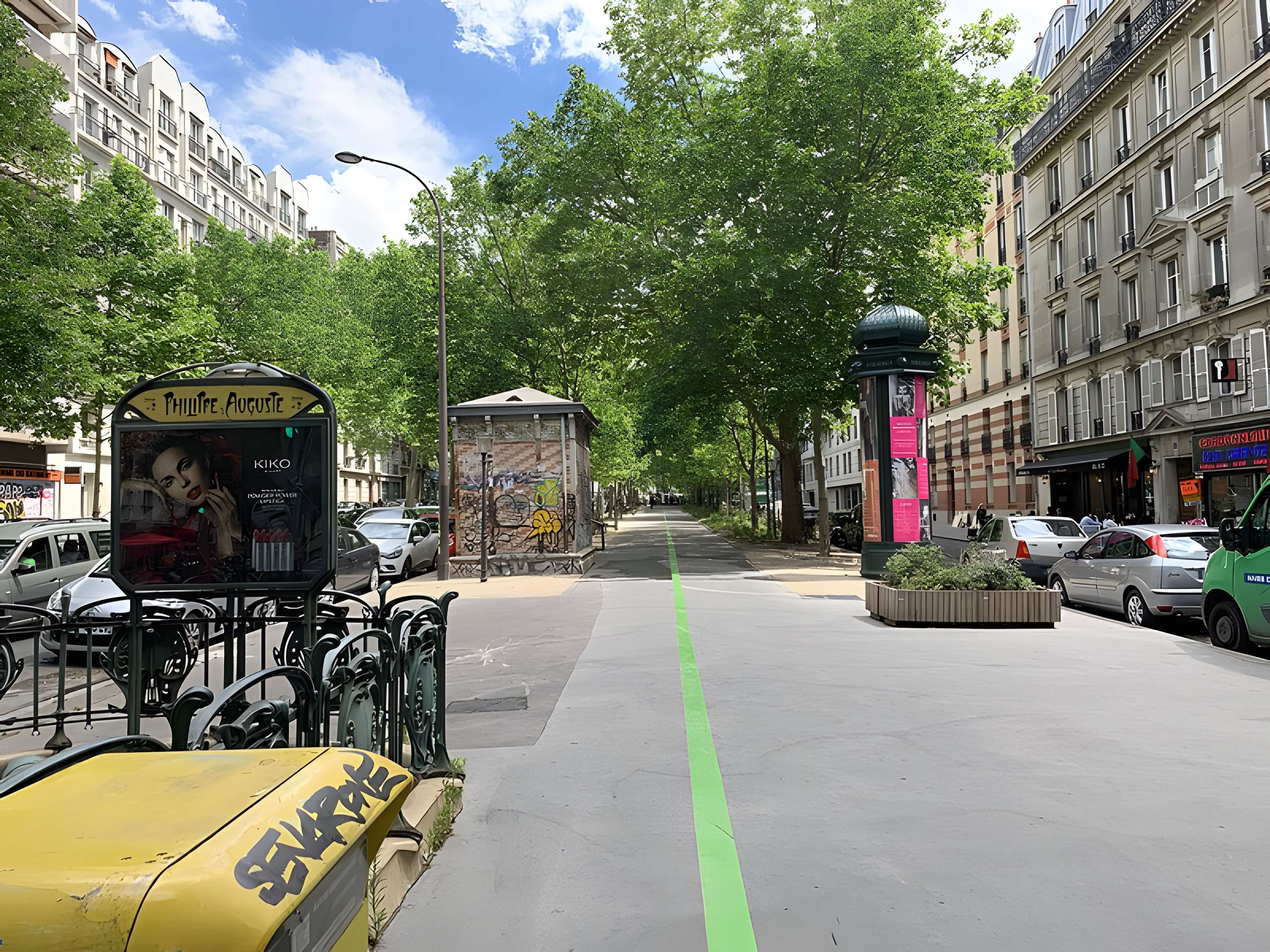 Métropolitain, station Alexandre-Dumas