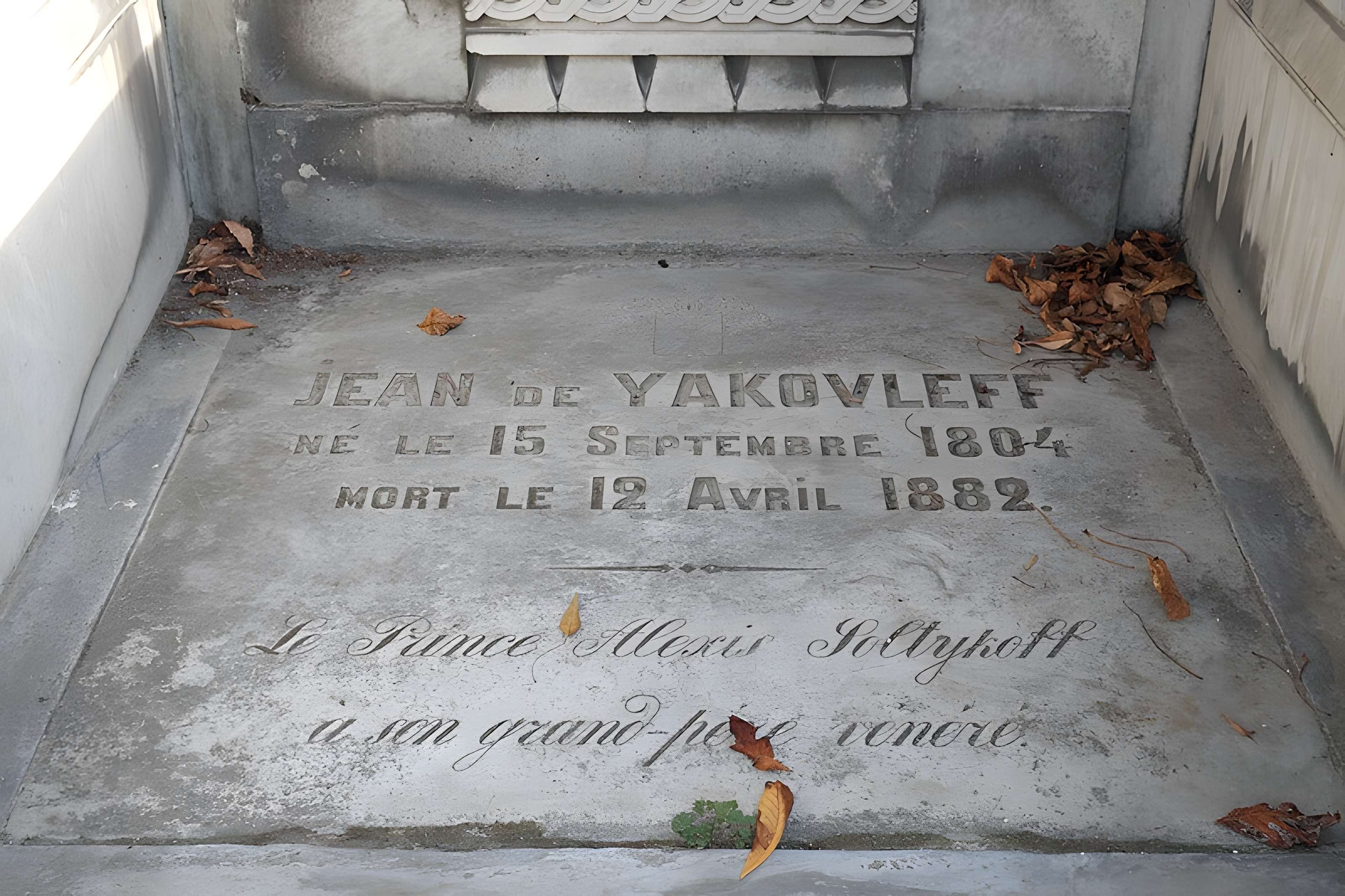 Tombeau d’Yvan Yacovlev