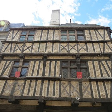 Maison à pans de bois, de la Rue des Cuisiniers à Bayeux