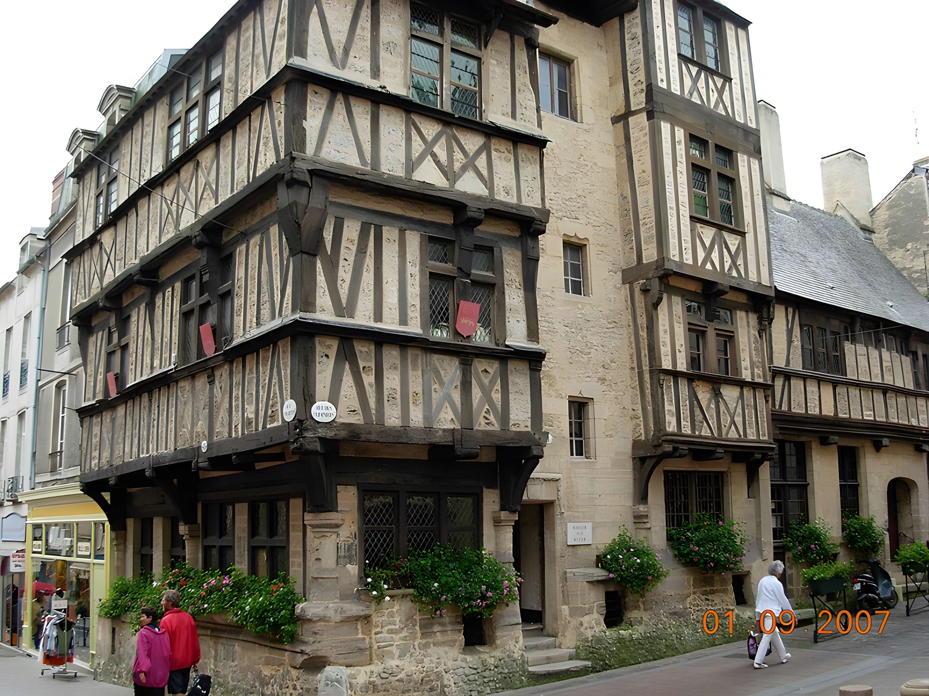 Maison à pans de bois, de la Rue des Cuisiniers à Bayeux
