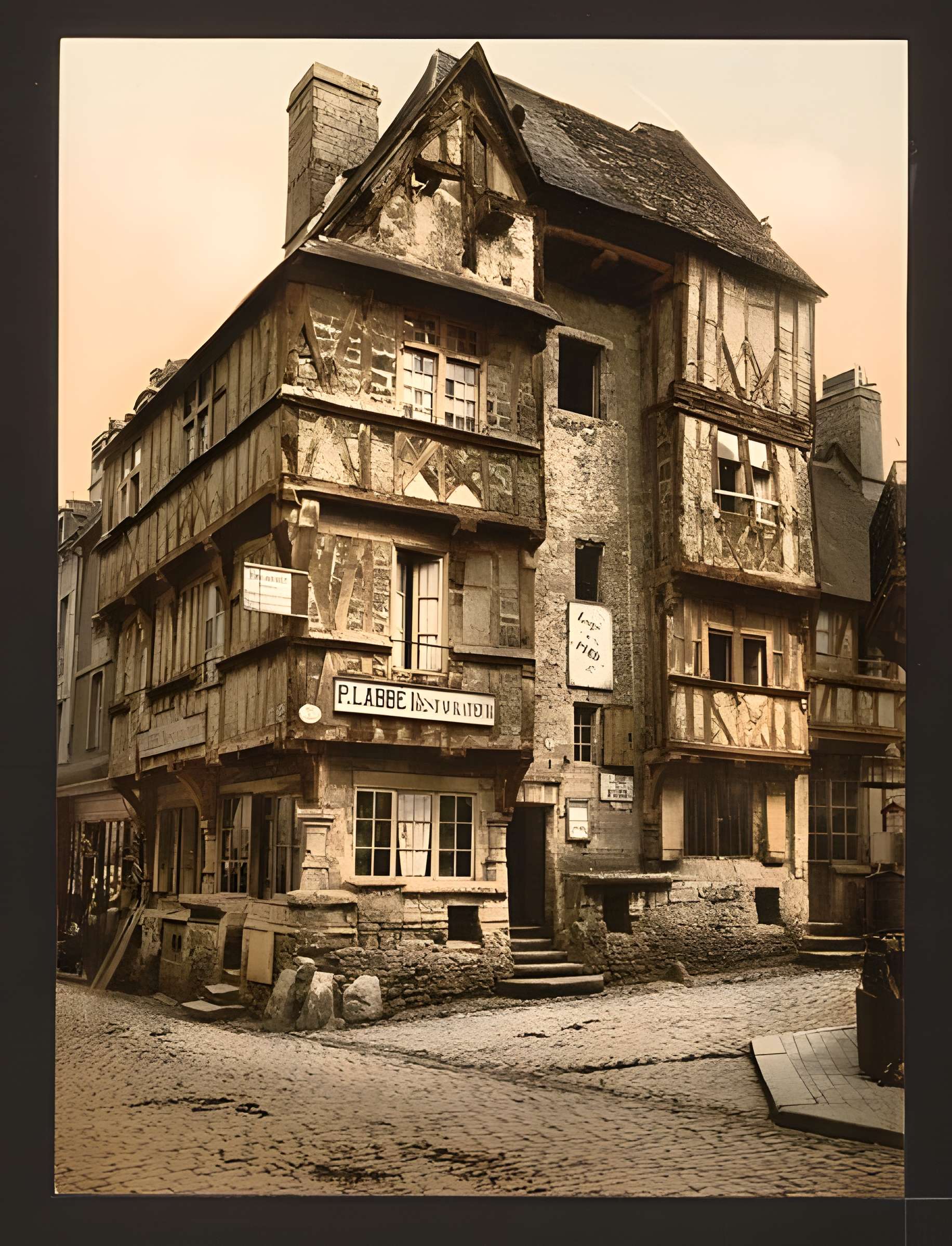 Maison à pans de bois, de la Rue des Cuisiniers à Bayeux